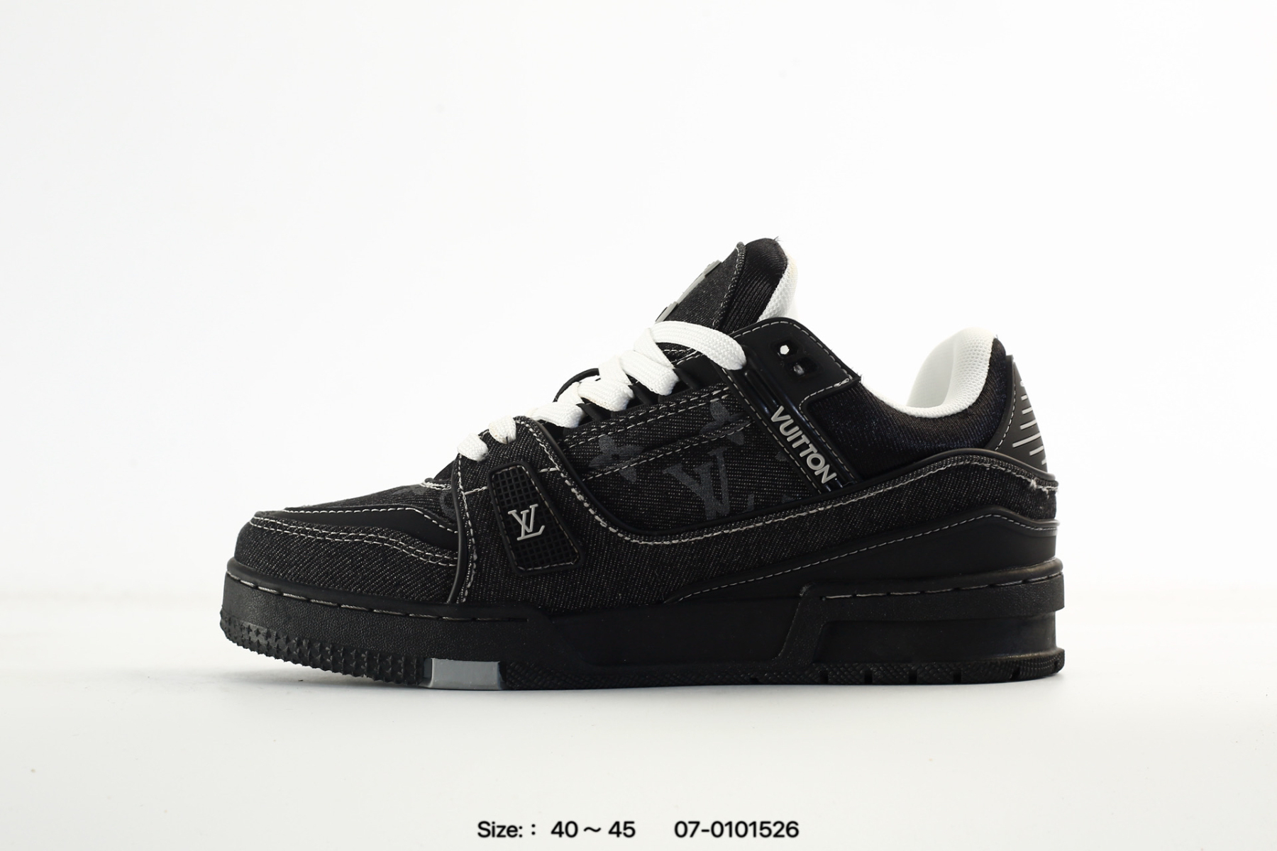 Louis Vuitton Trainer Sneaker スニーカー ブラックデニム