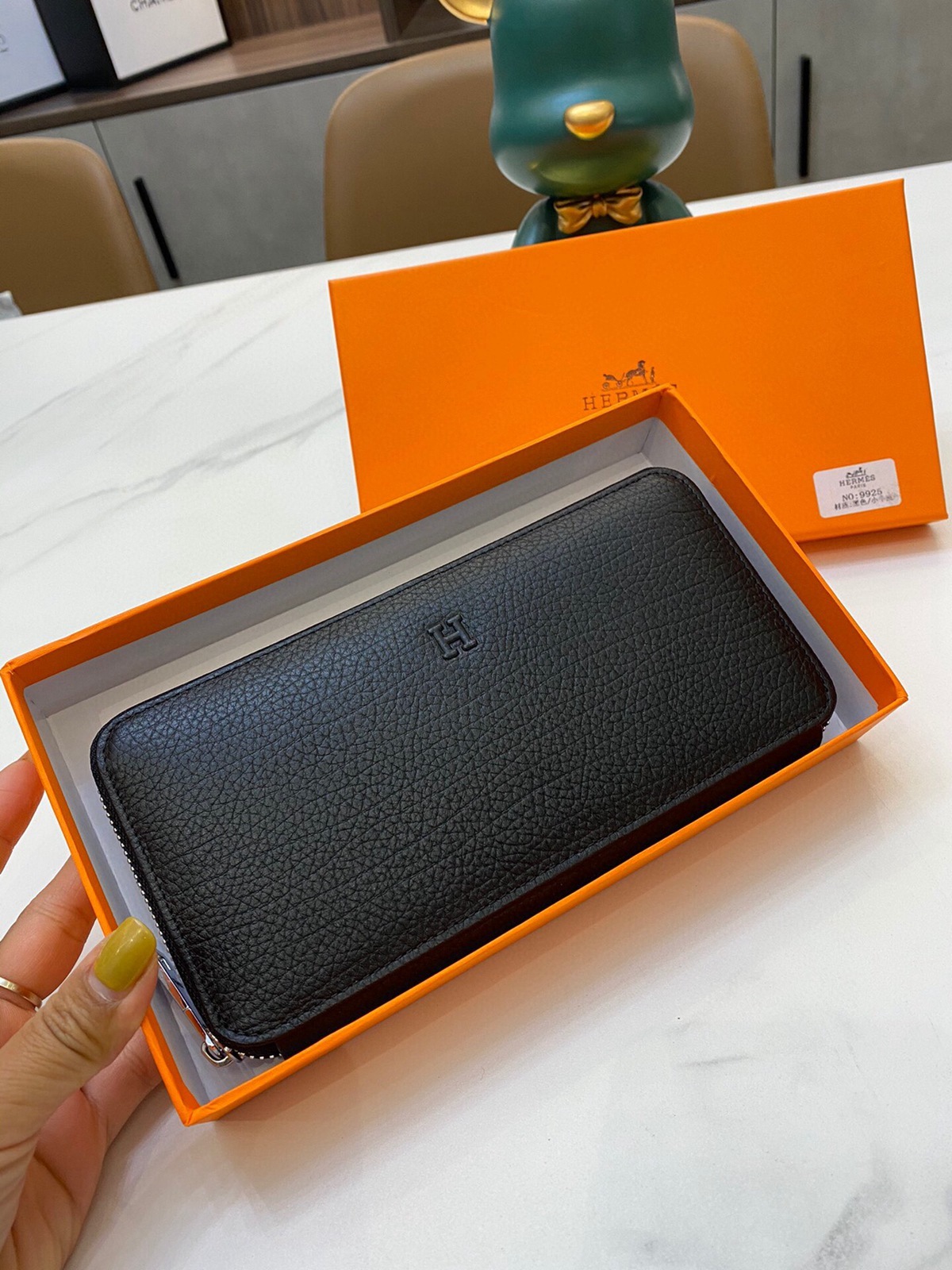 Hermes・レザー コンチネンタルウォレット 財布 折財布