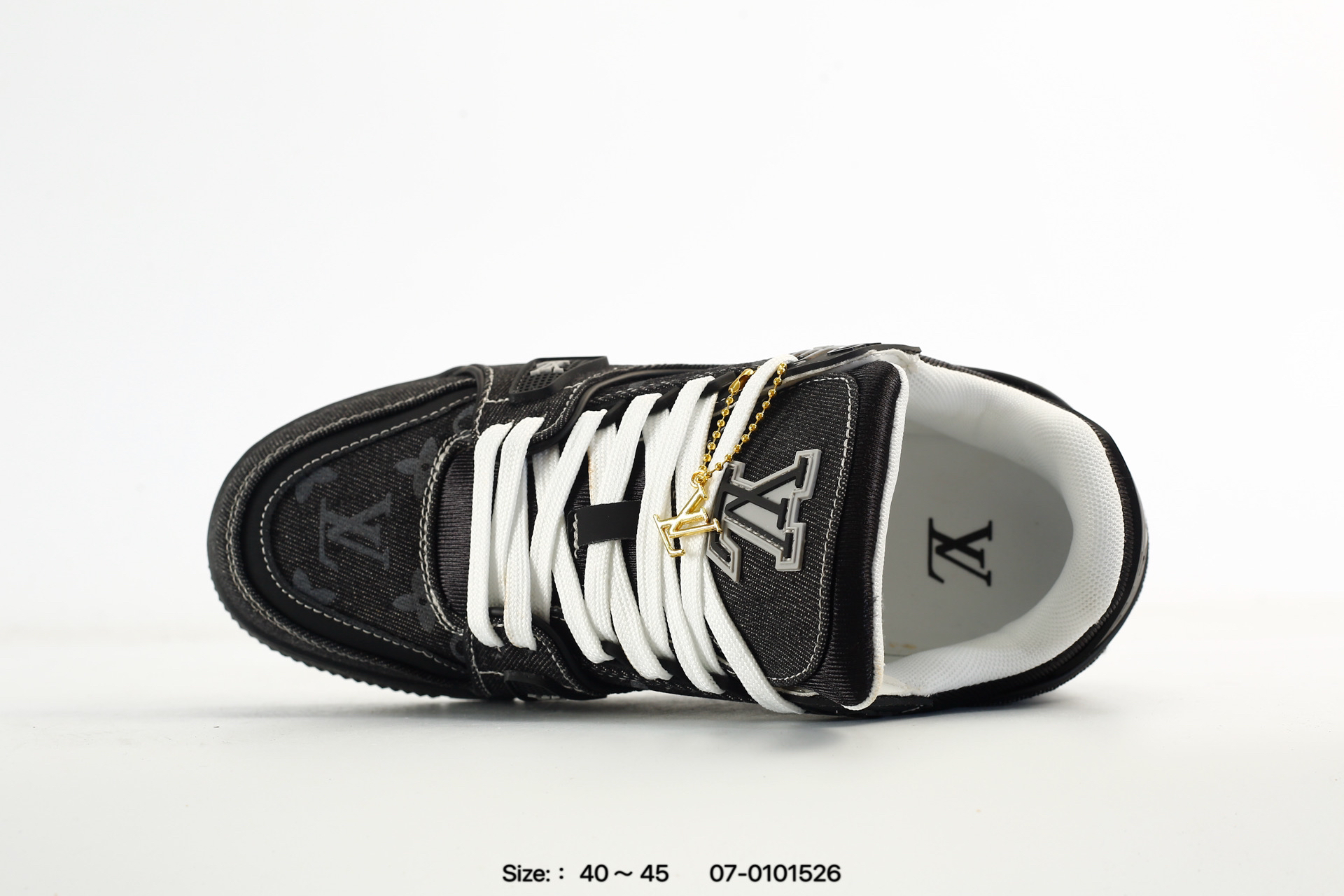 Louis Vuitton Trainer Sneaker スニーカー ブラックデニム