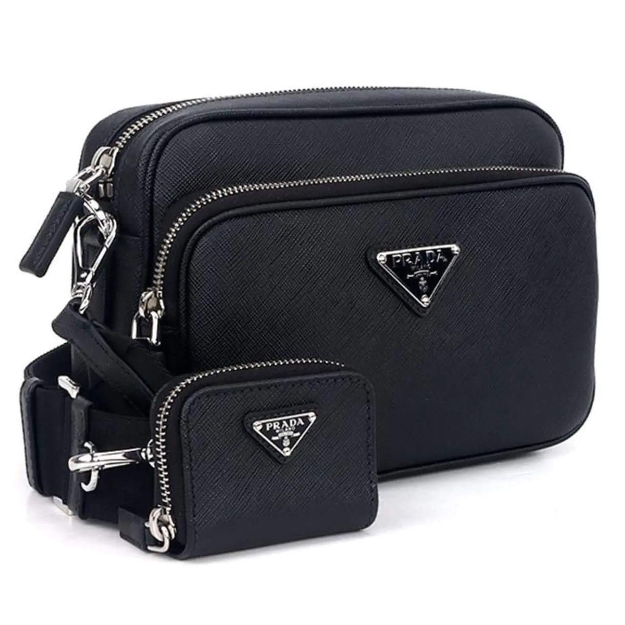 ♦PRADA♦サフィアーノレザー ショルダーバッグ