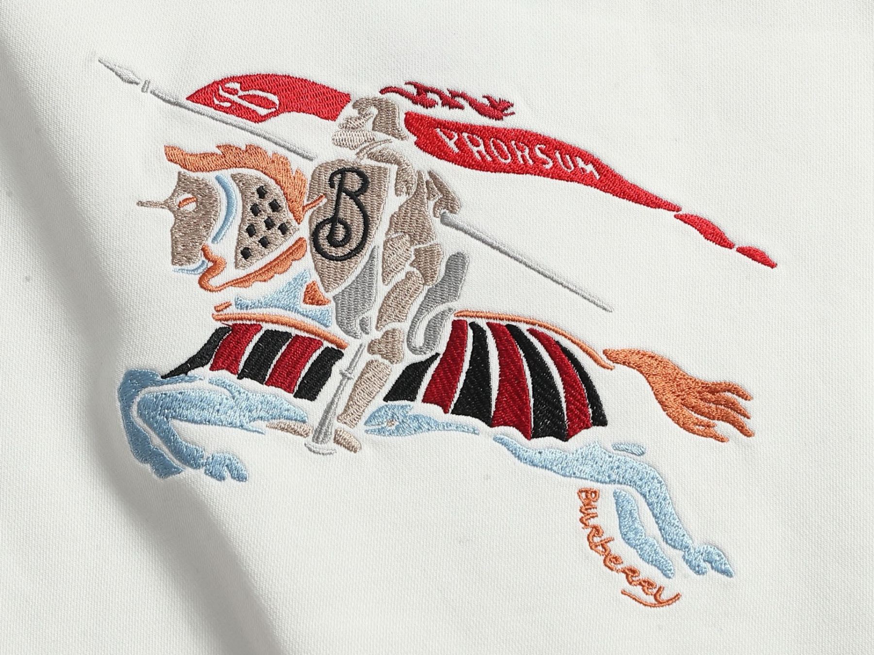 【BURBERRY】刺繍長袖 T シャツ