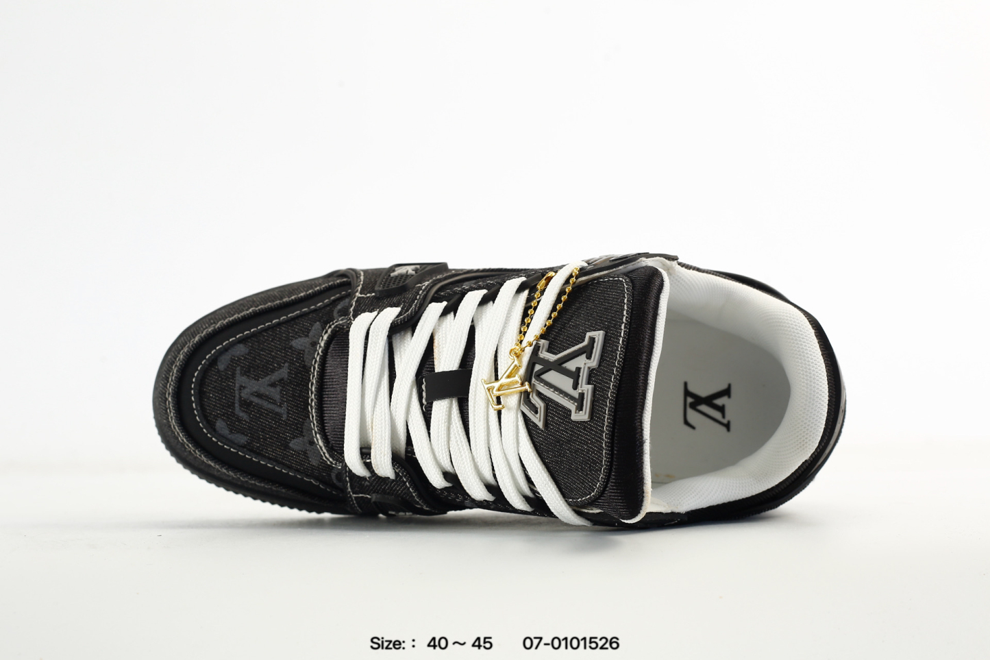 Louis Vuitton Trainer Sneaker スニーカー ブラックデニム