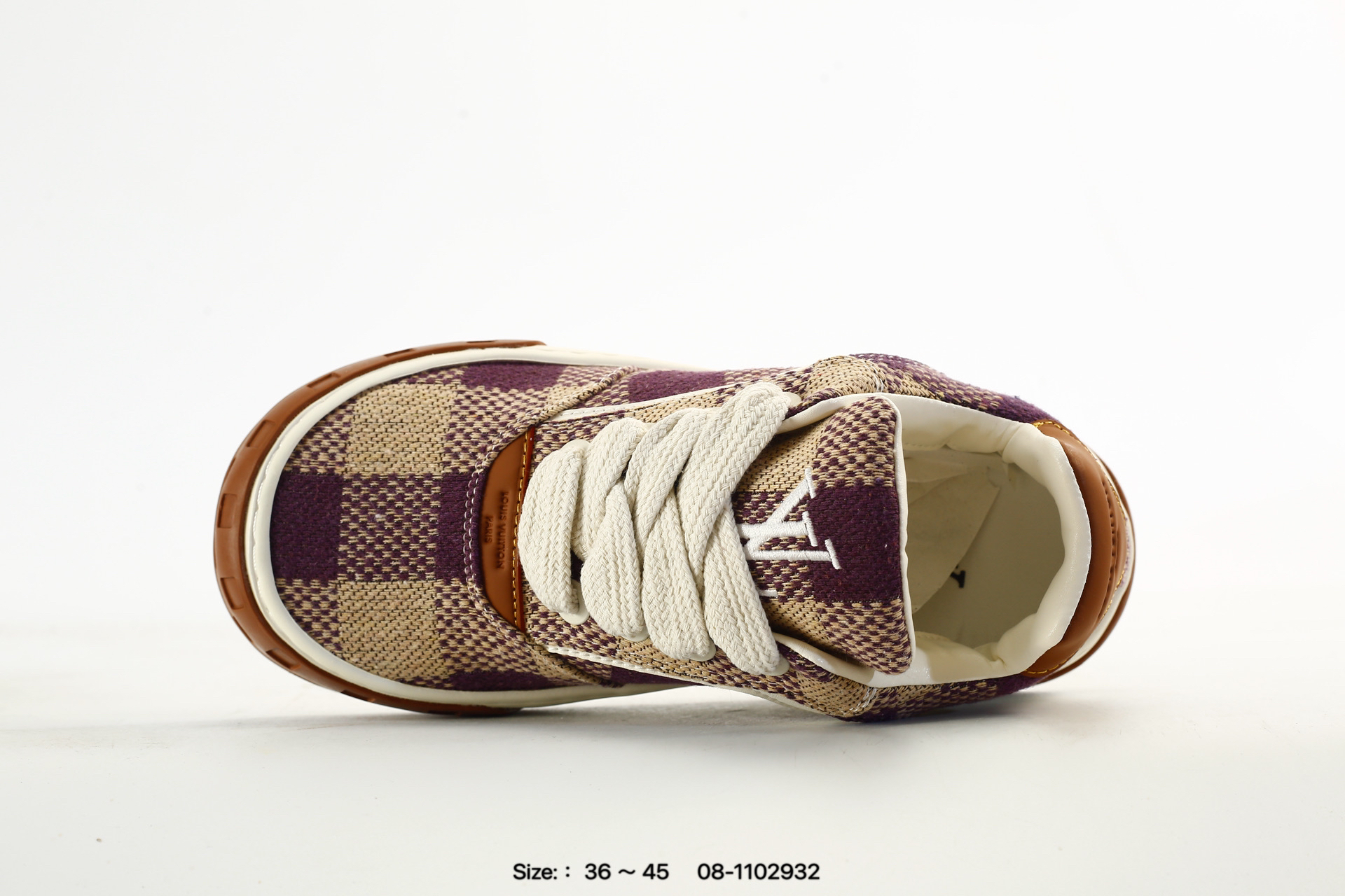 Louis Vuitton Tilted スエードカーフスキンスニーカー