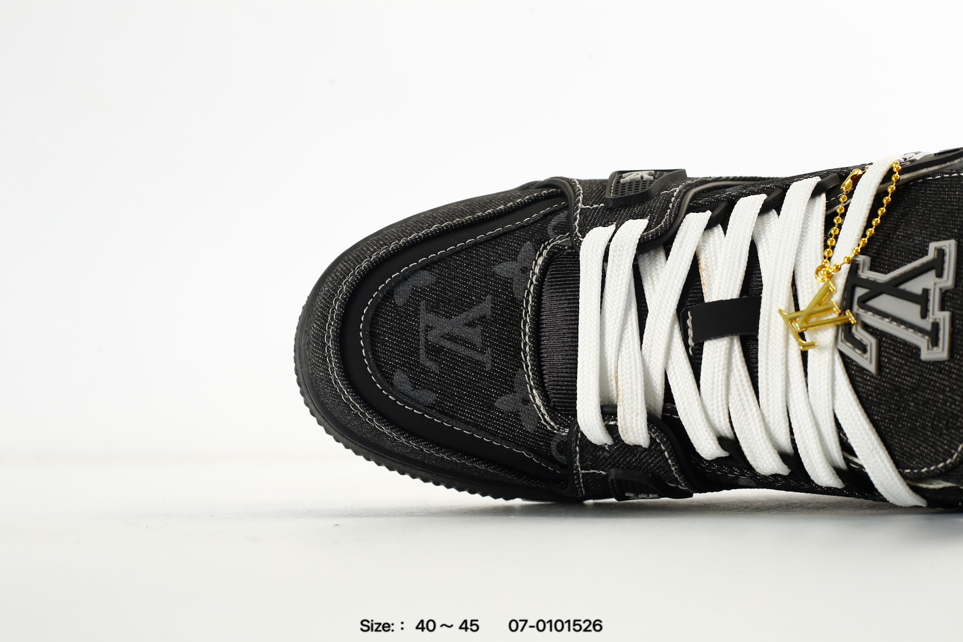 Louis Vuitton Trainer Sneaker スニーカー ブラックデニム