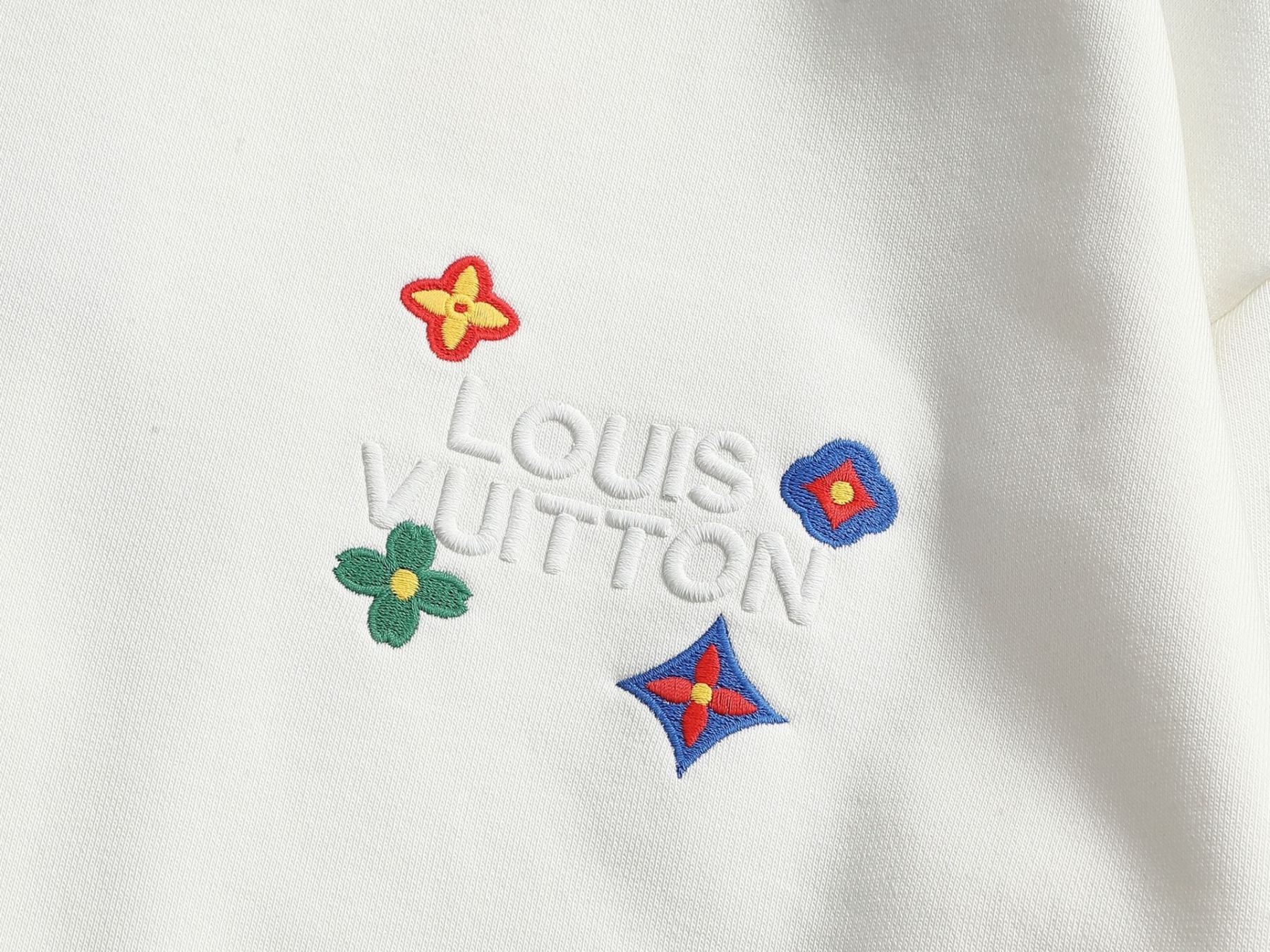 【LOUIS VUITTON】刺繍長袖 T シャツ