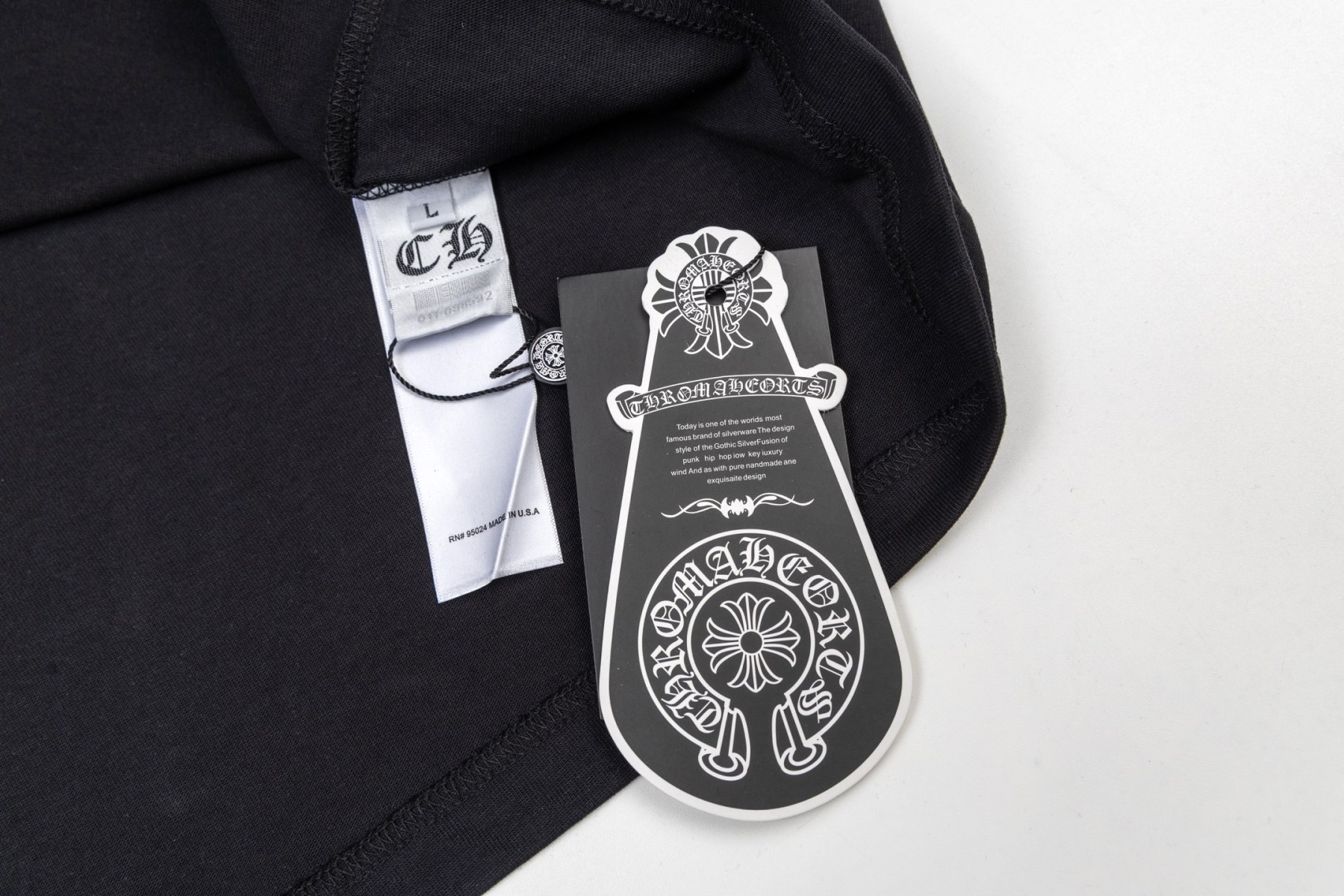 【CHROME HEARTS】プリント 長袖 T シャツ