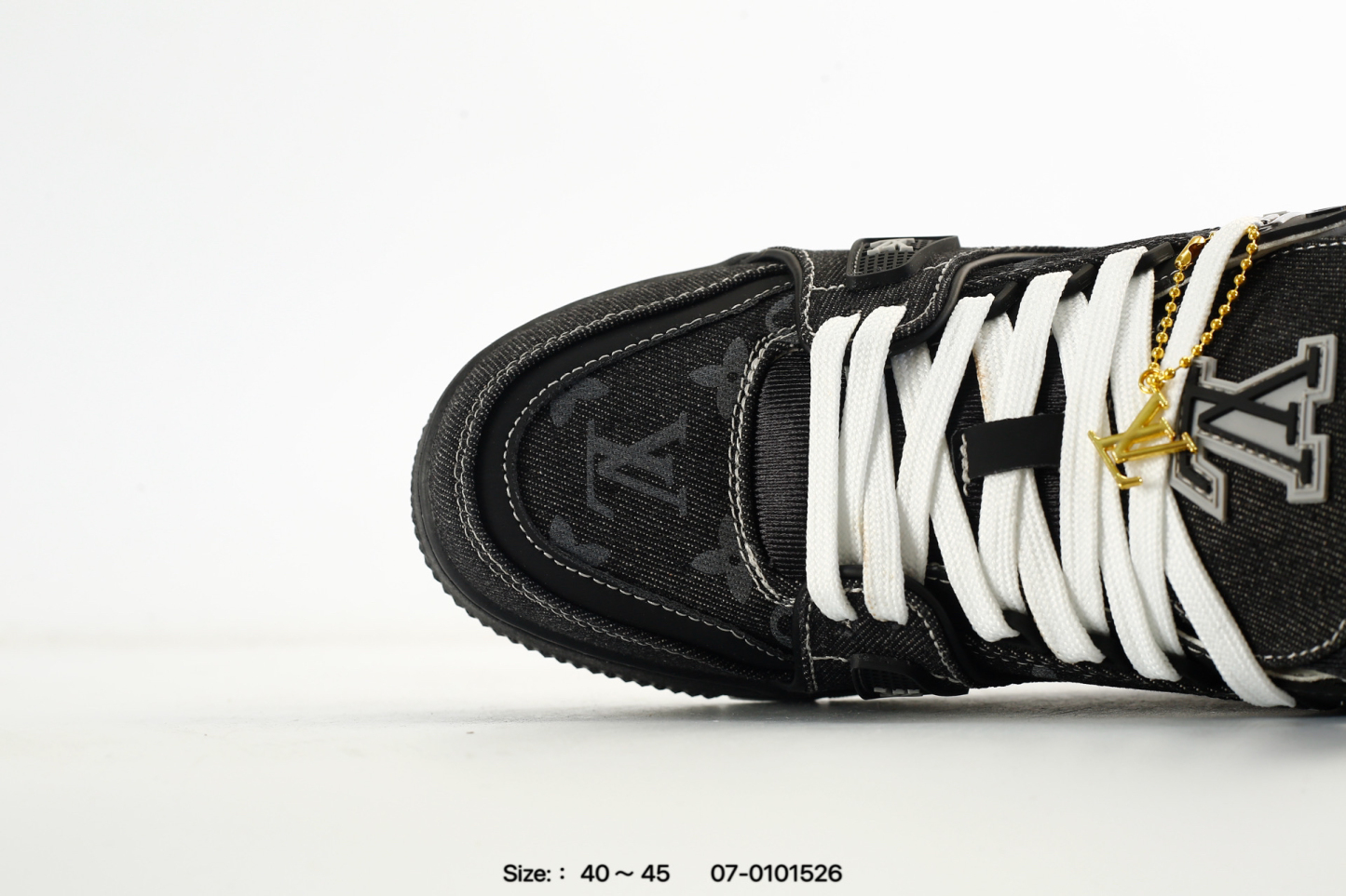 Louis Vuitton Trainer Sneaker スニーカー ブラックデニム