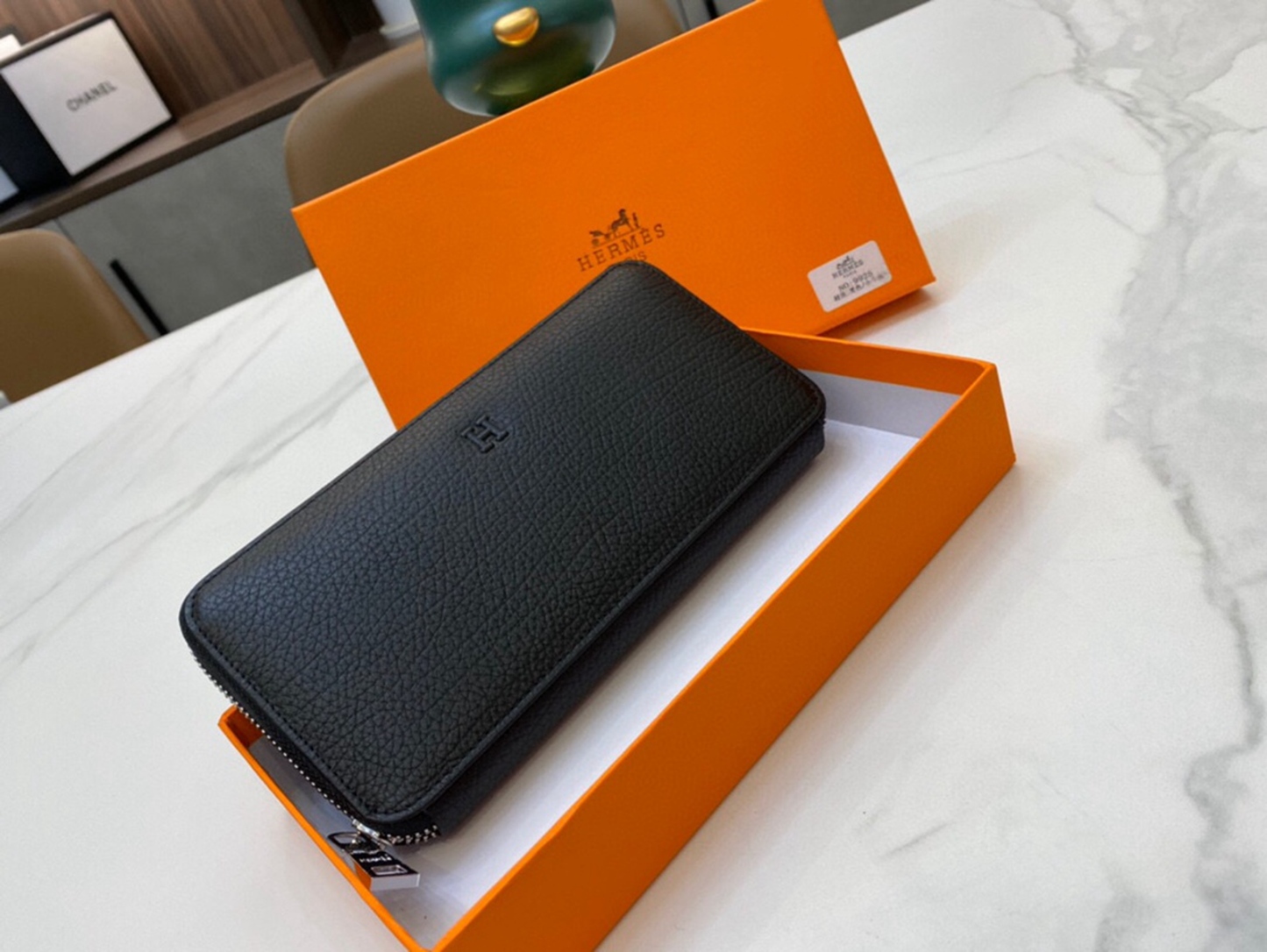 Hermes・レザー コンチネンタルウォレット 財布 折財布