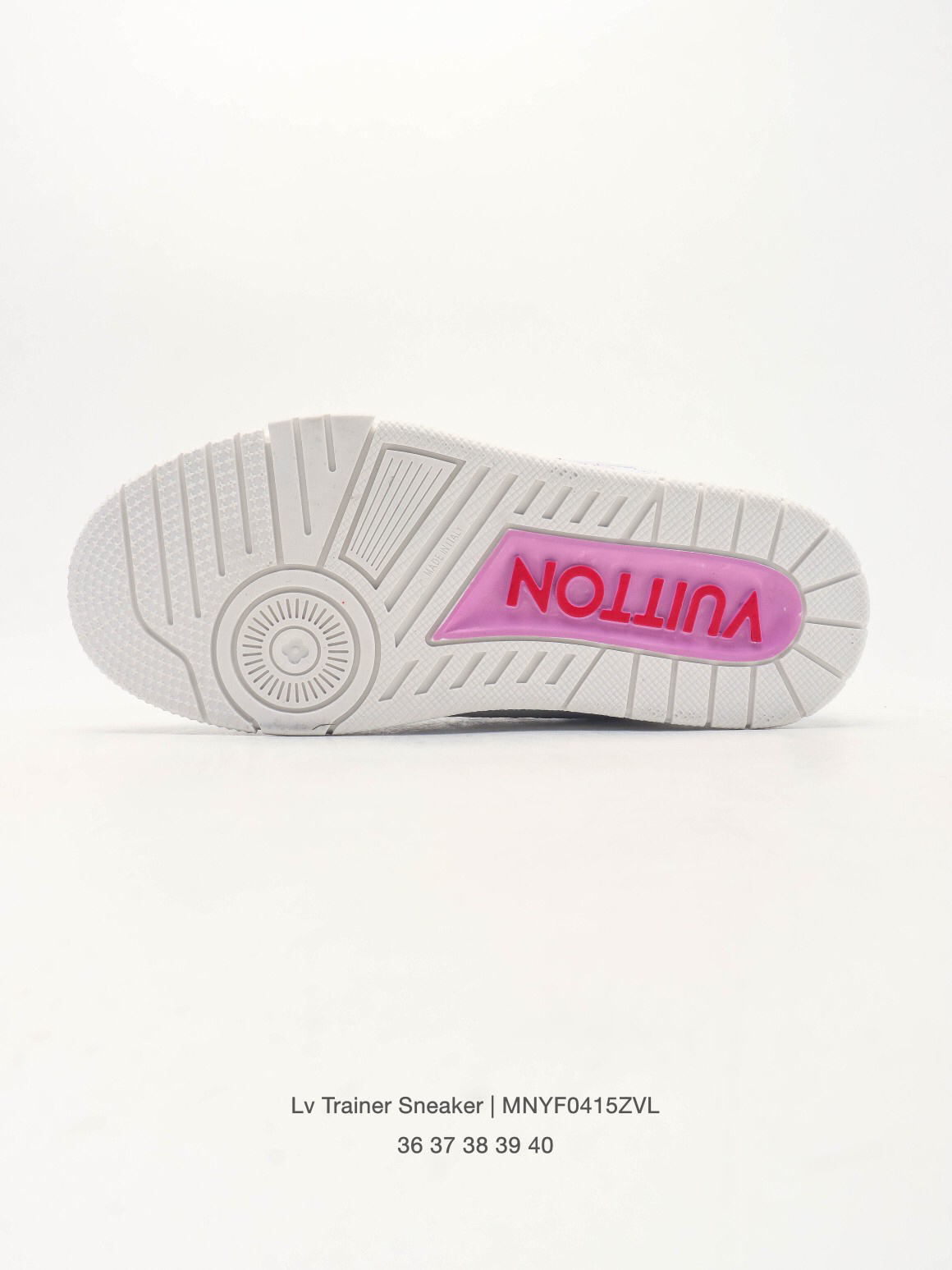 LOUIS VUITTON ルイ・ヴィトン LV Trainer 桜デザイン レザースニーカー ホワイト 