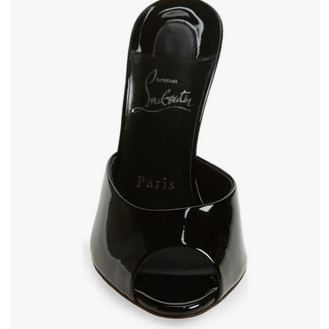 クリスチャン ルブタン Me Dolly 100 patent レザー ミュール