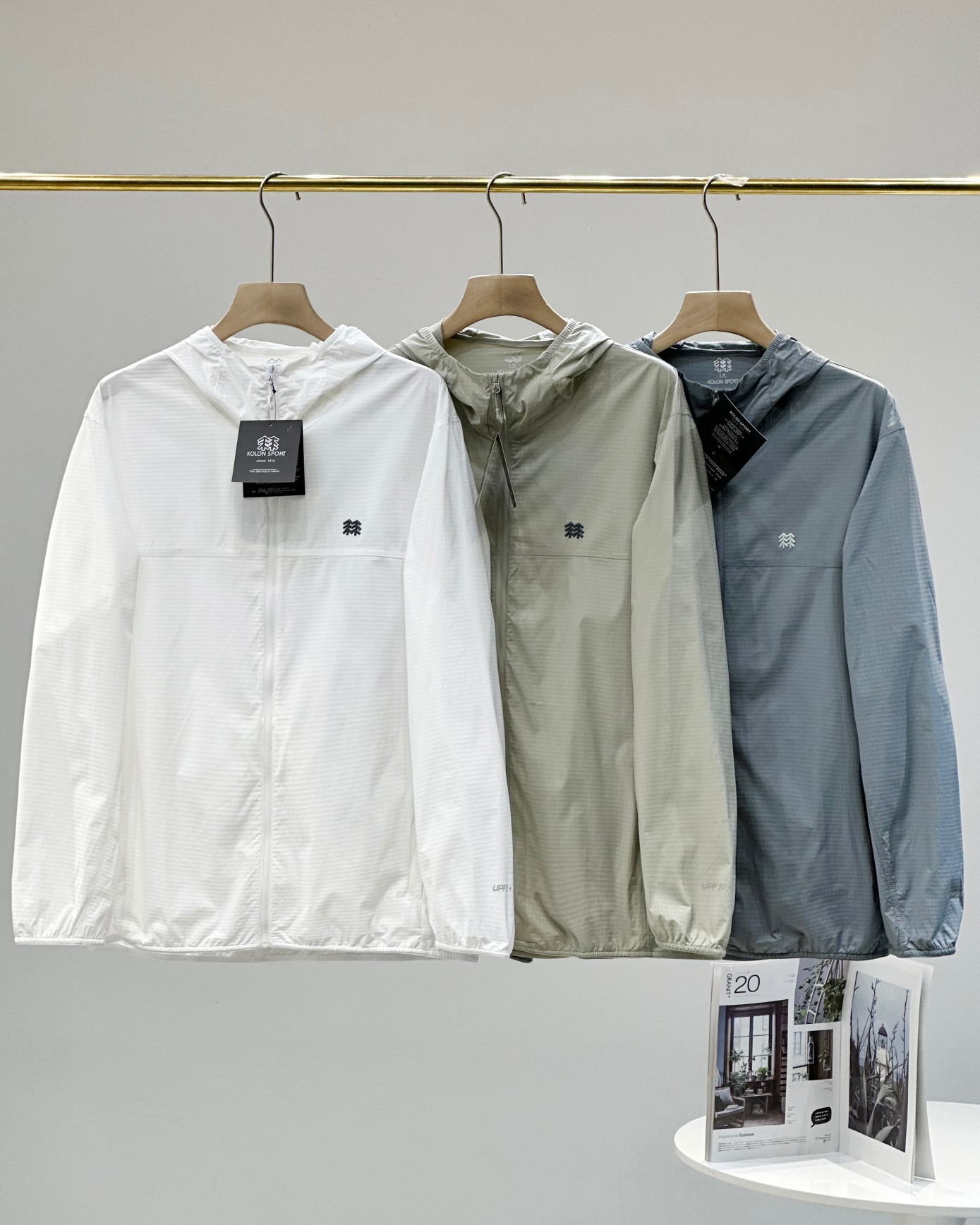 【KOLONSPORT】UV カットパーカー