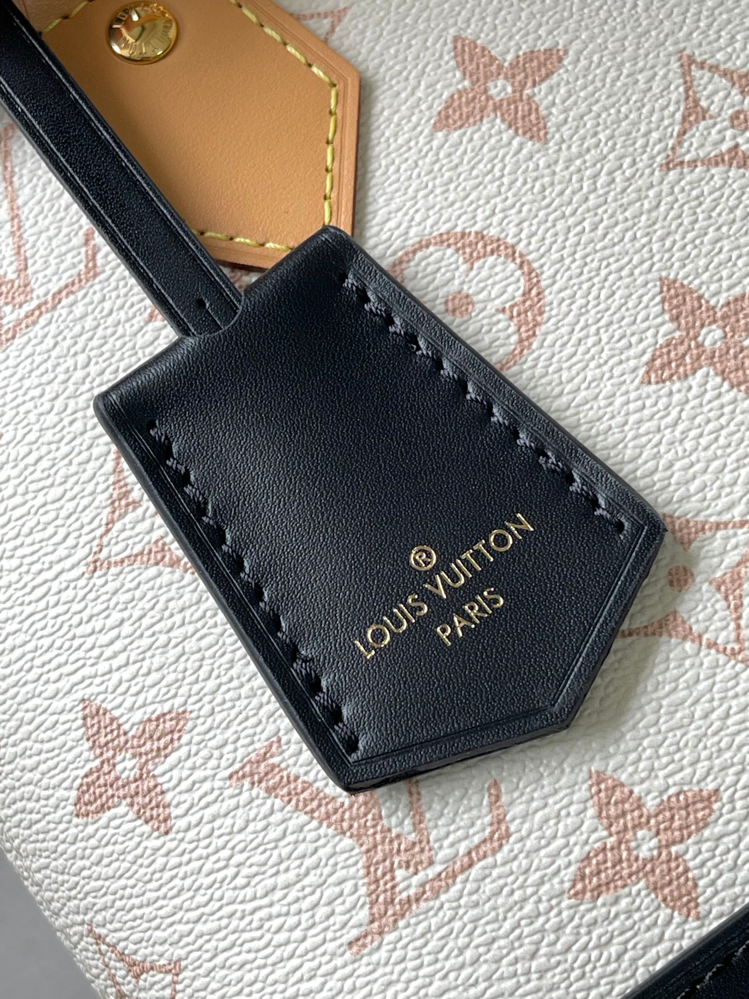 【Louis Vuitton】　ハンドバッグ　ベージュ