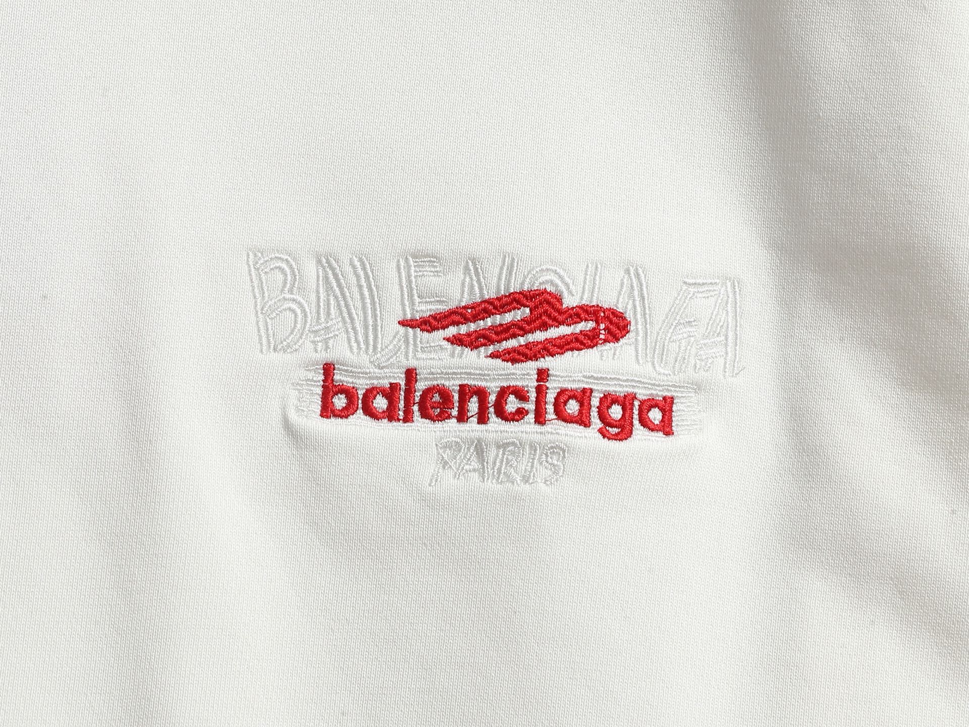 【BALENCIAGA】刺繍長袖 T シャツ