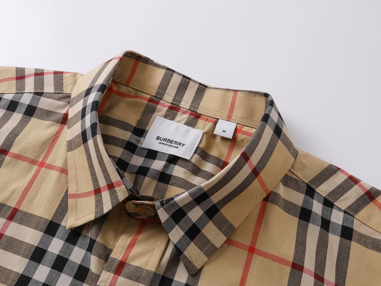 【BURBERRY】長袖チェックシャツ