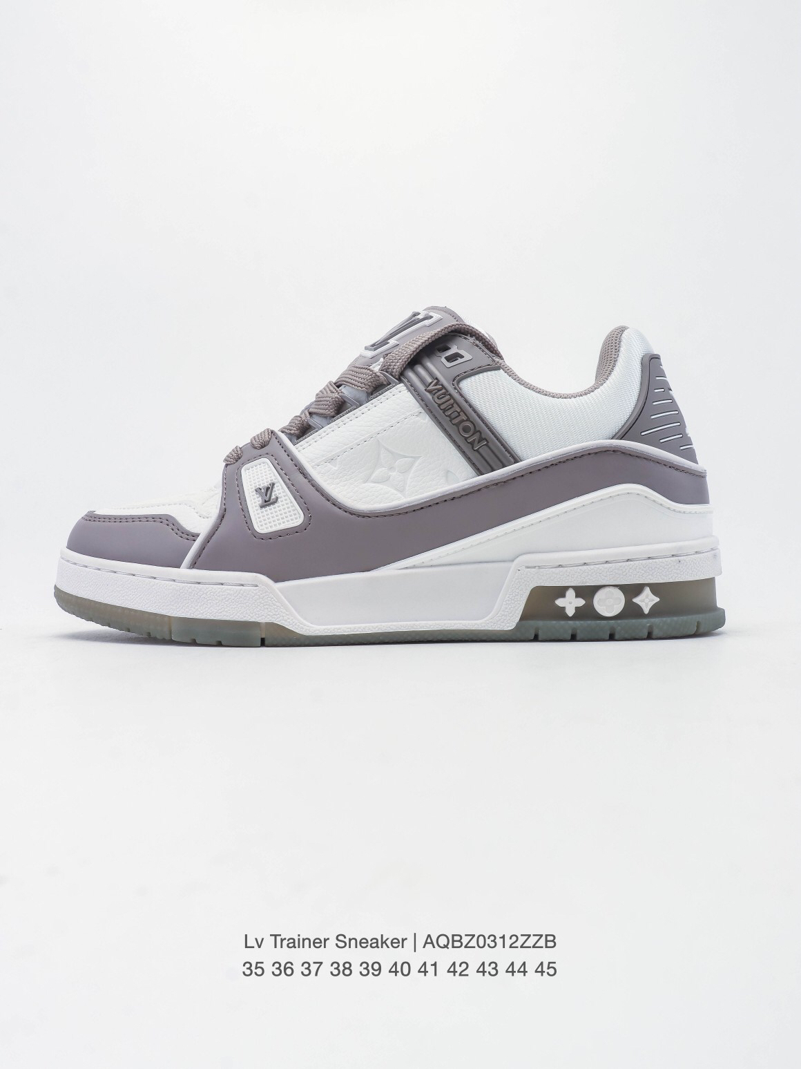 LOUIS VUITTON ルイ・ヴィトン  Trainer ツートンカラー レザースニーカー 