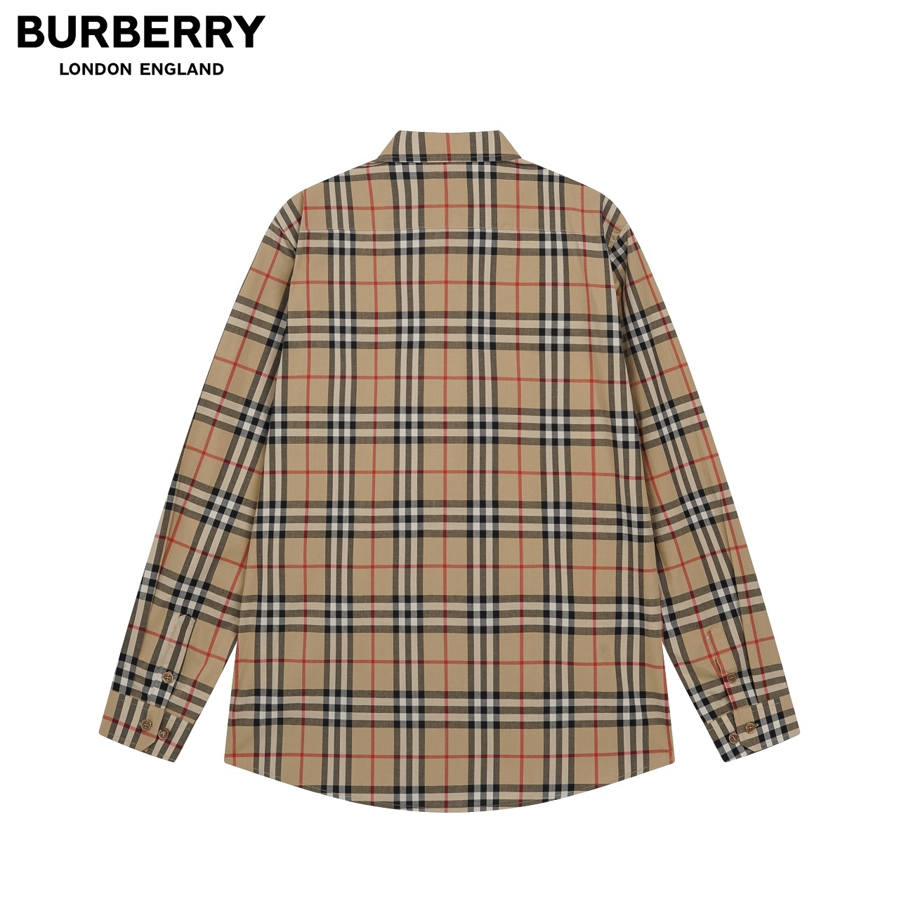 【BURBERRY】長袖チェックシャツ