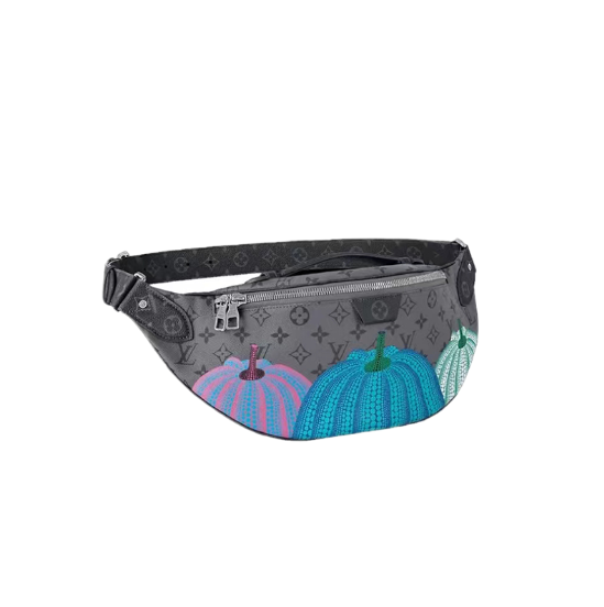 【LOUIS VUITTON】 新しい LV草間彌生コラボシリーズ カラフルカボチャ柄チェストバッグ/ウエストバッグ