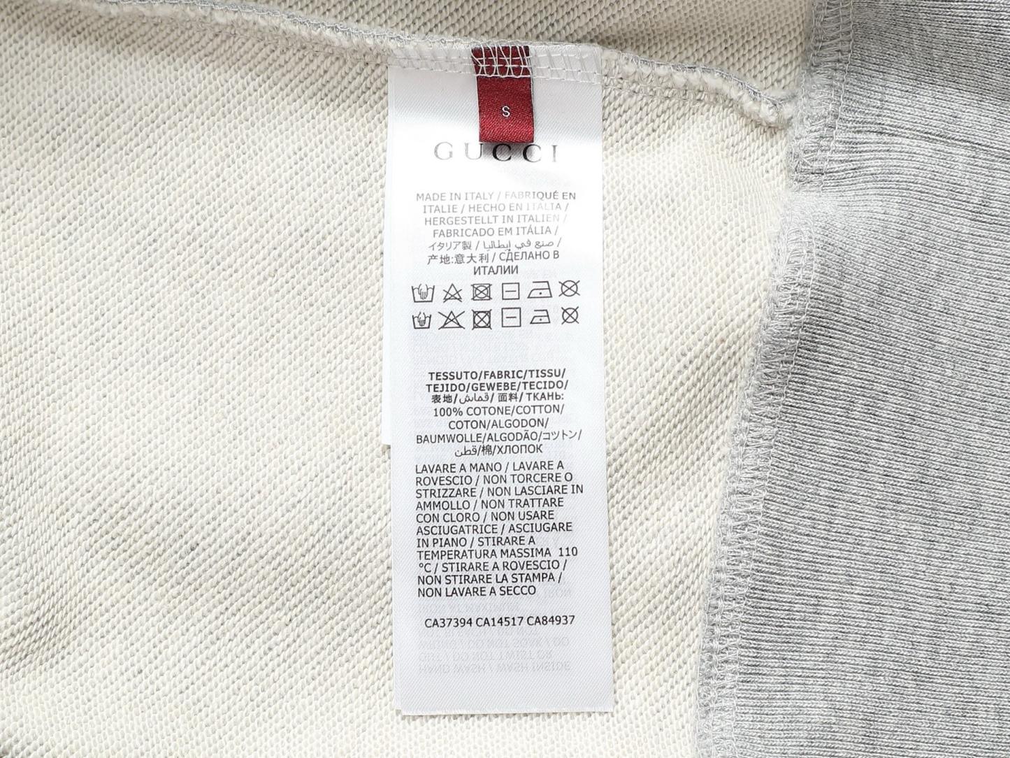 【GUCCI】プリント長袖 T シャツ