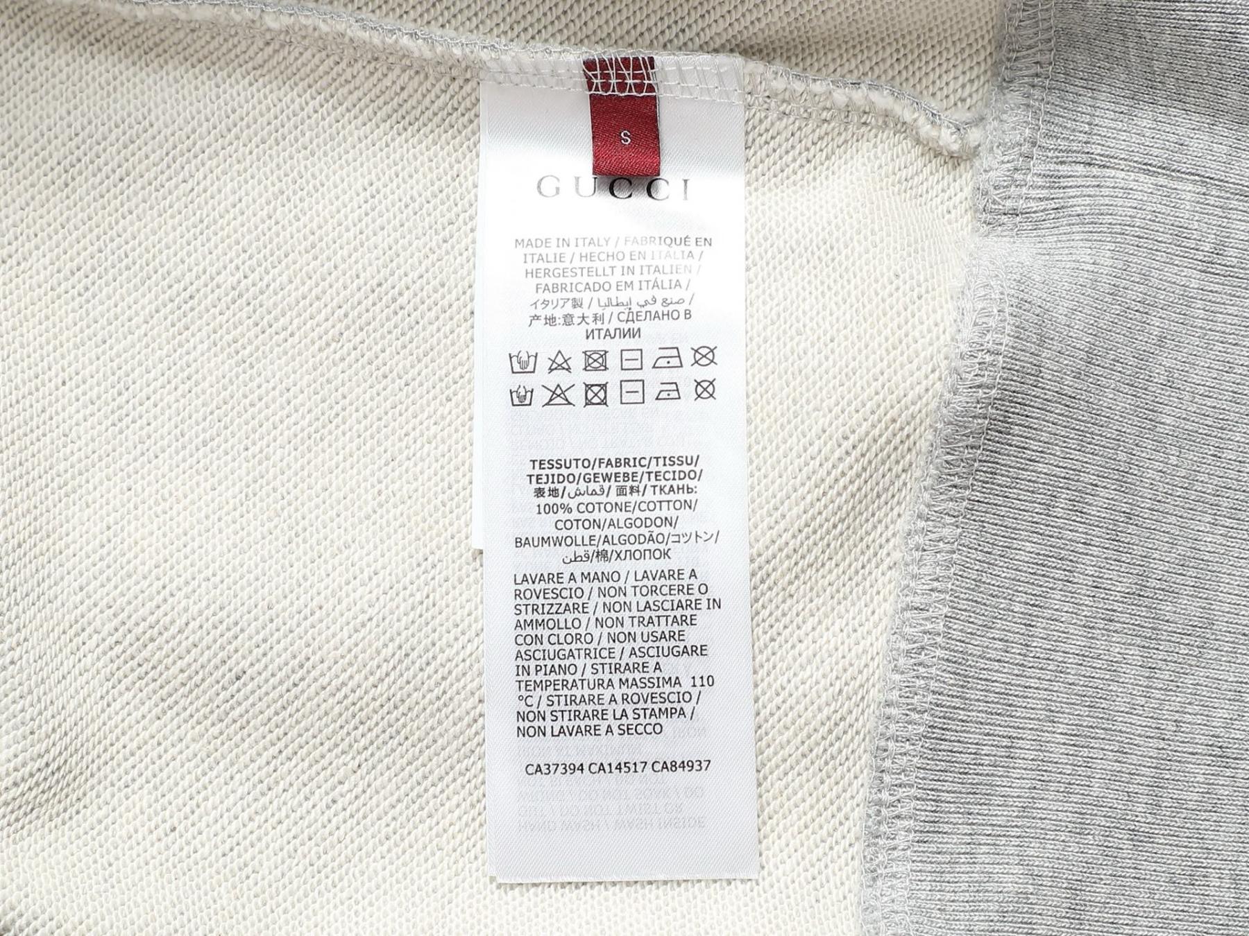 【GUCCI】プリント長袖 T シャツ