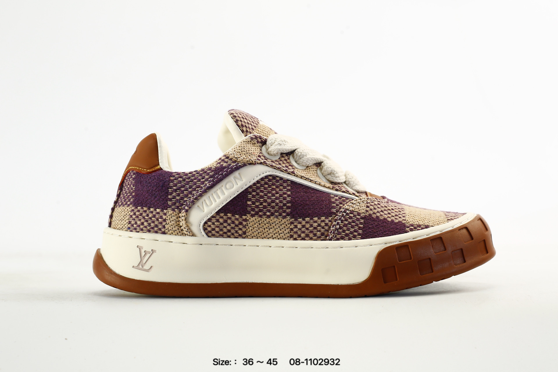Louis Vuitton Tilted スエードカーフスキンスニーカー