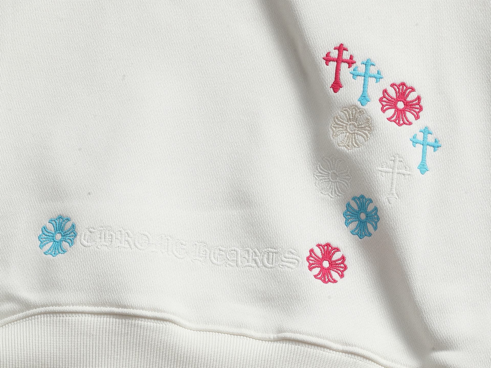【CHROME HEARTS】刺繍長袖 T シャツ
