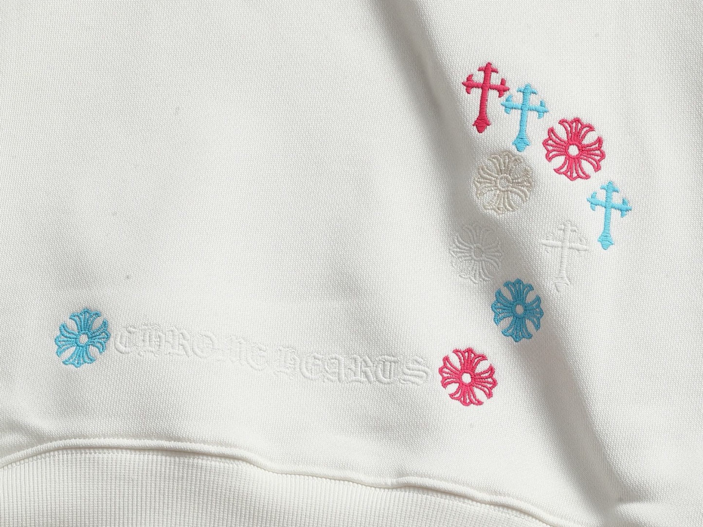 【CHROME HEARTS】刺繍長袖 T シャツ
