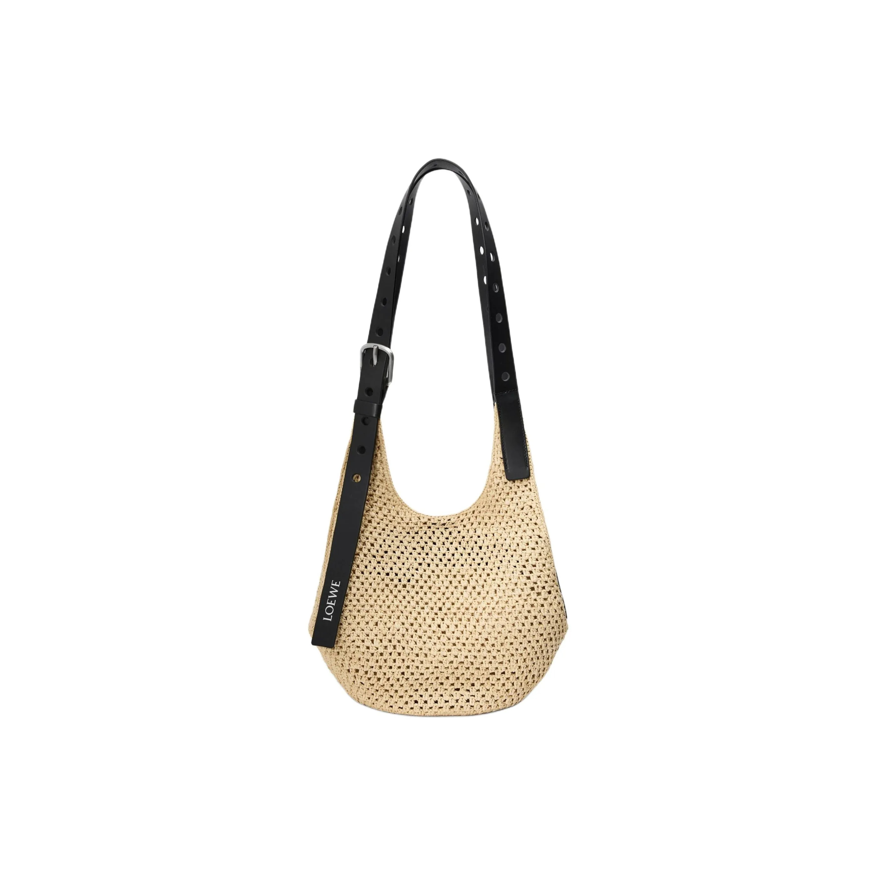 【LOEWE】ロエベ  パンチホール ホーボー ラフィアバッグ 30CM