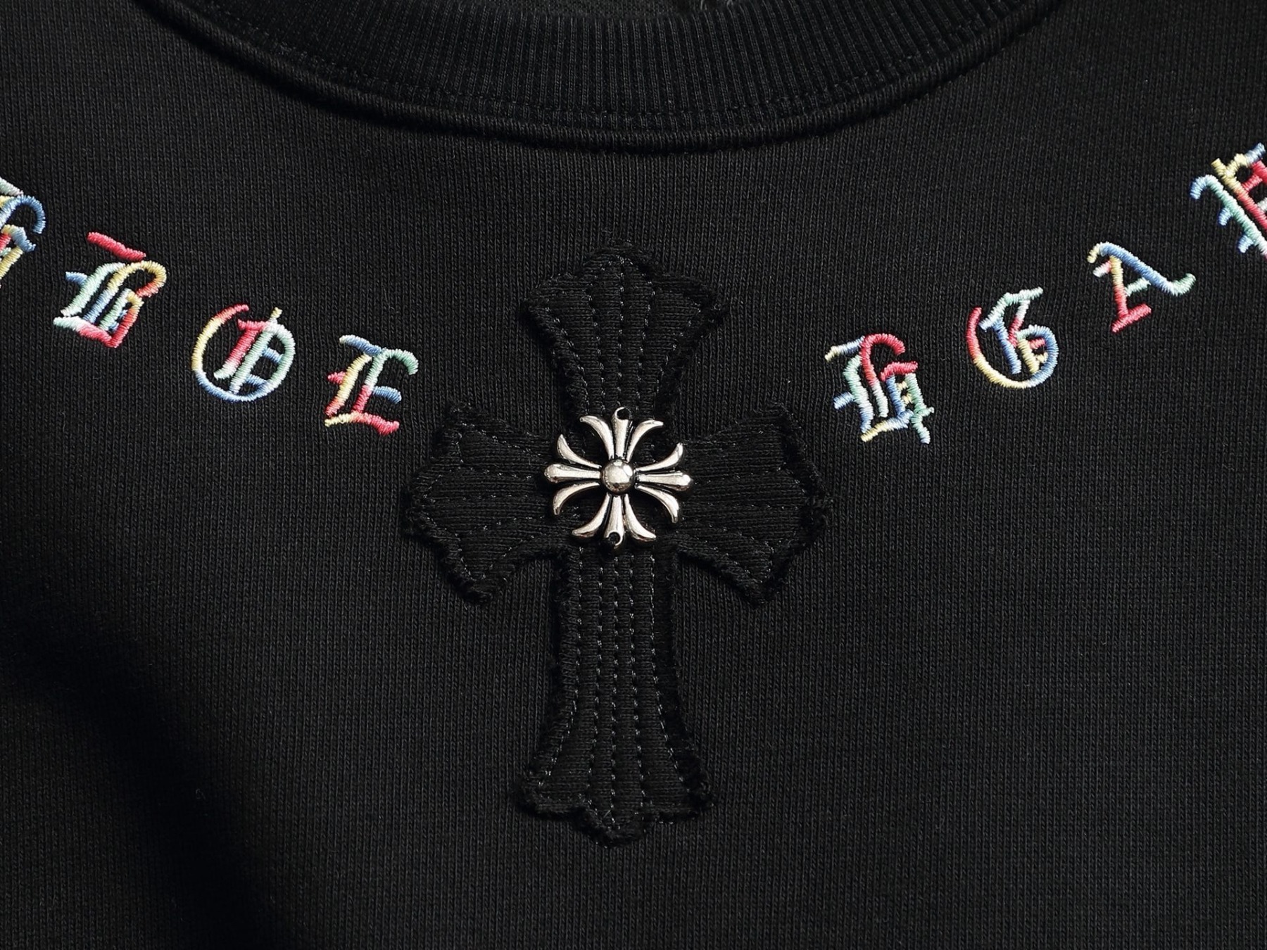 【CHROME HEARTS】刺繍長袖 T シャツ