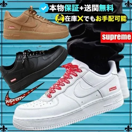 人気【NIKE ×SUPREME】★AIR FORCE 1 LOW男女兼用