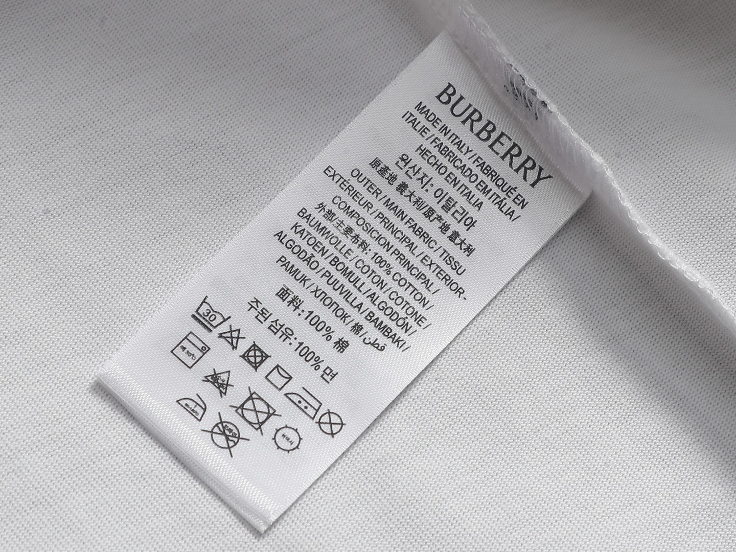 【BURBERRY】半袖 T シャツ
