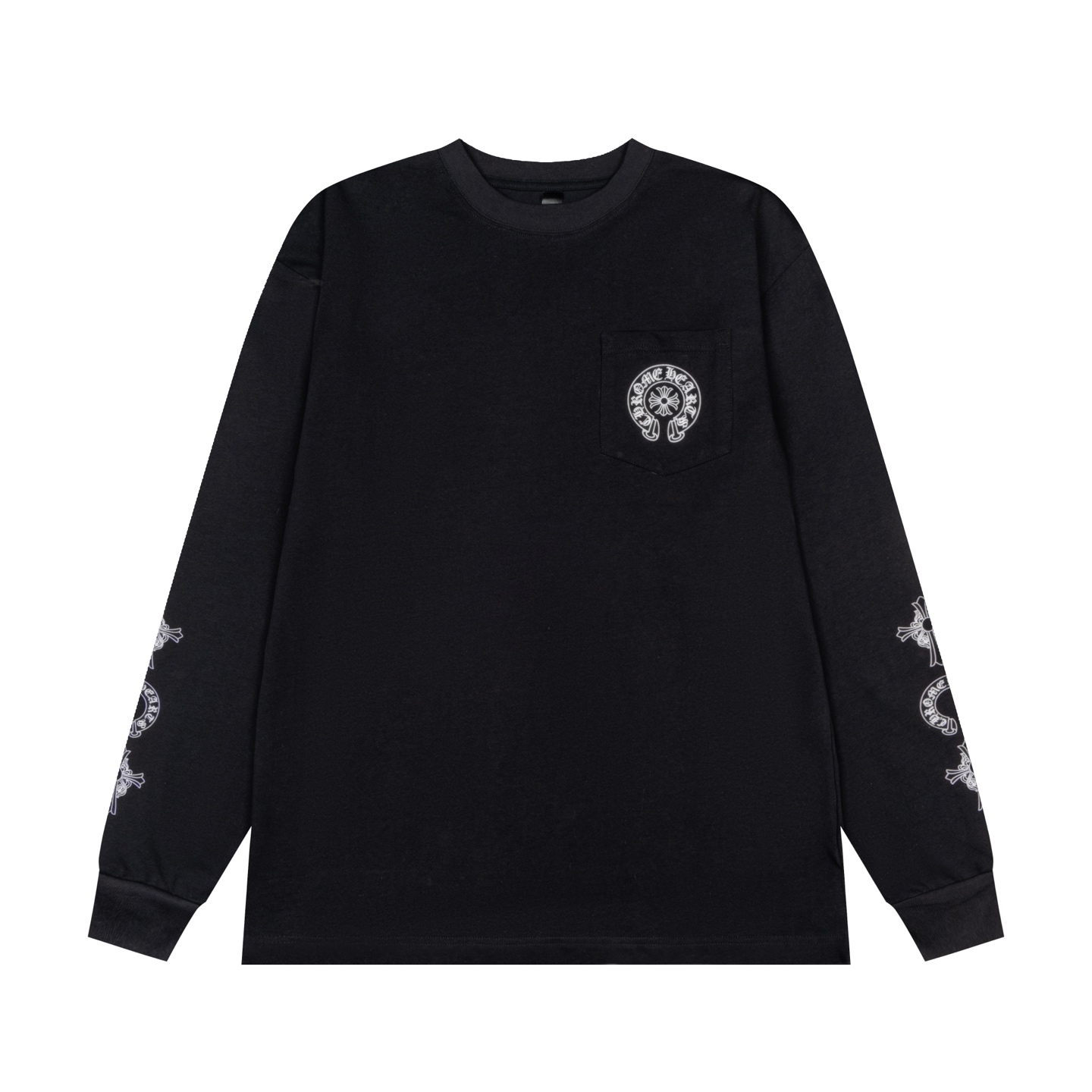 【CHROME HEARTS】プリント 長袖 T シャツ