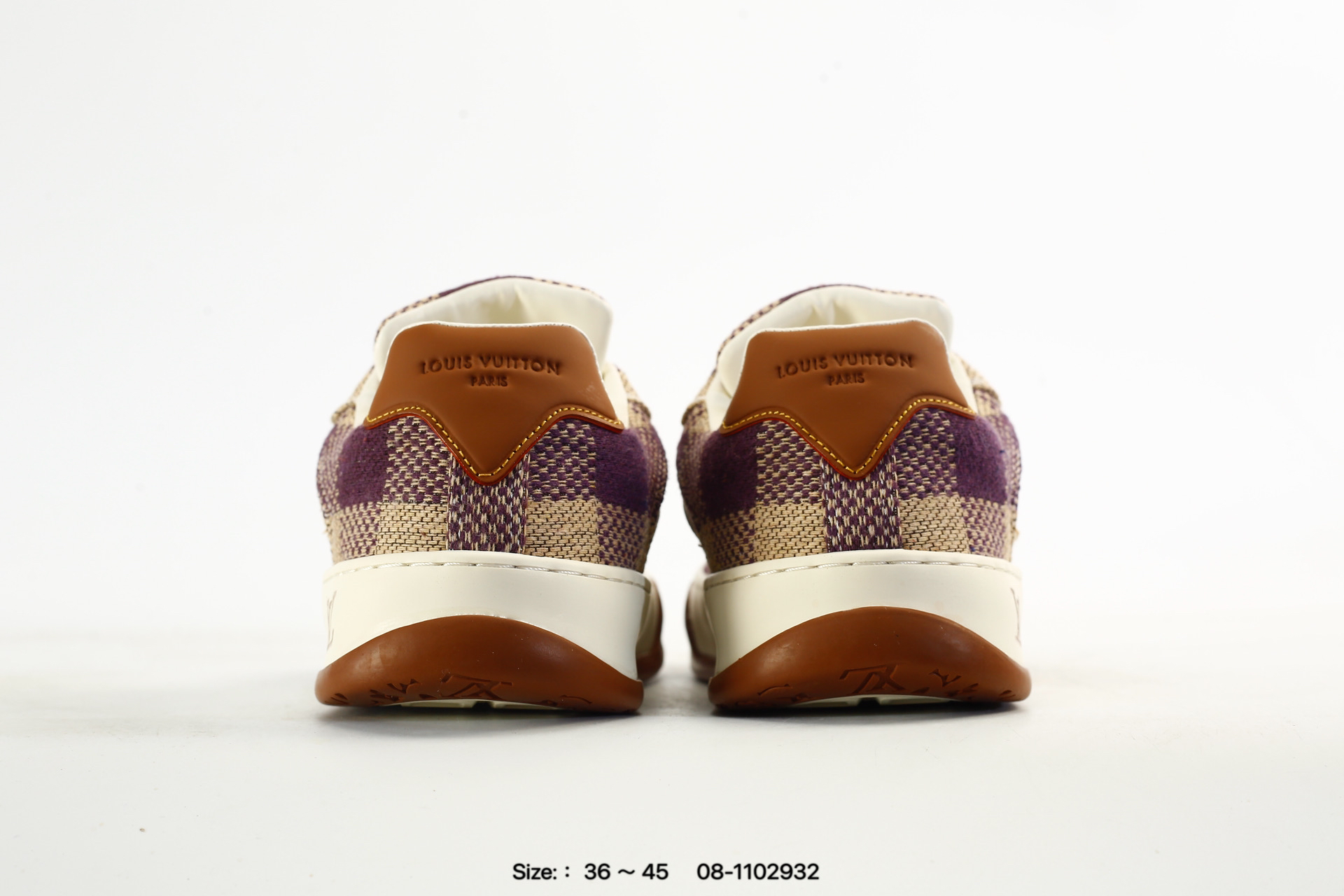 Louis Vuitton Tilted スエードカーフスキンスニーカー
