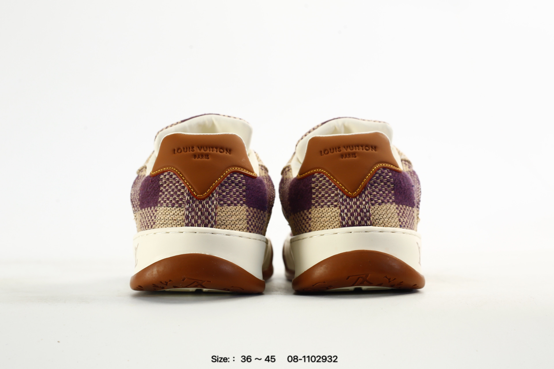 Louis Vuitton Tilted スエードカーフスキンスニーカー