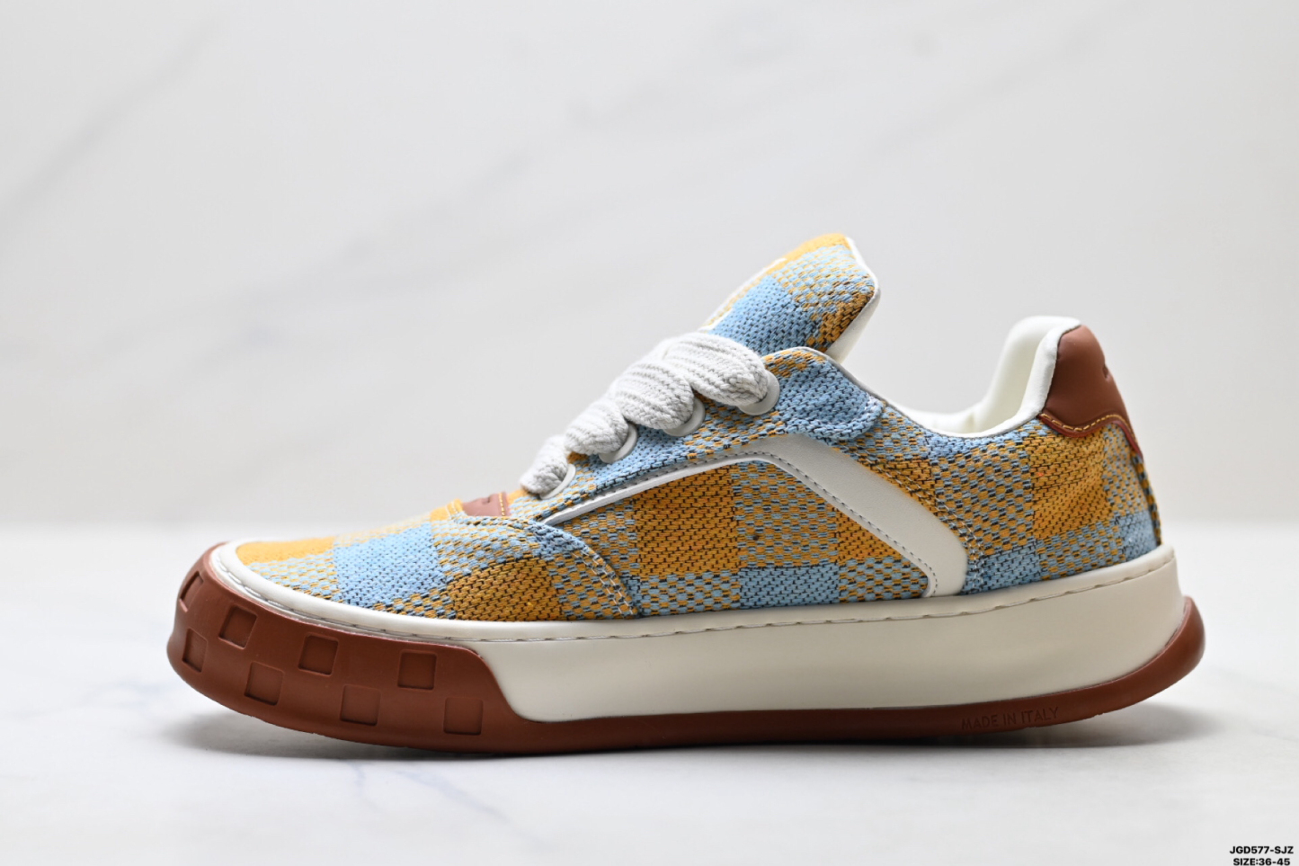 Louis Vuitton Tilted ダミエ織り生地 ローカットスニーカー 