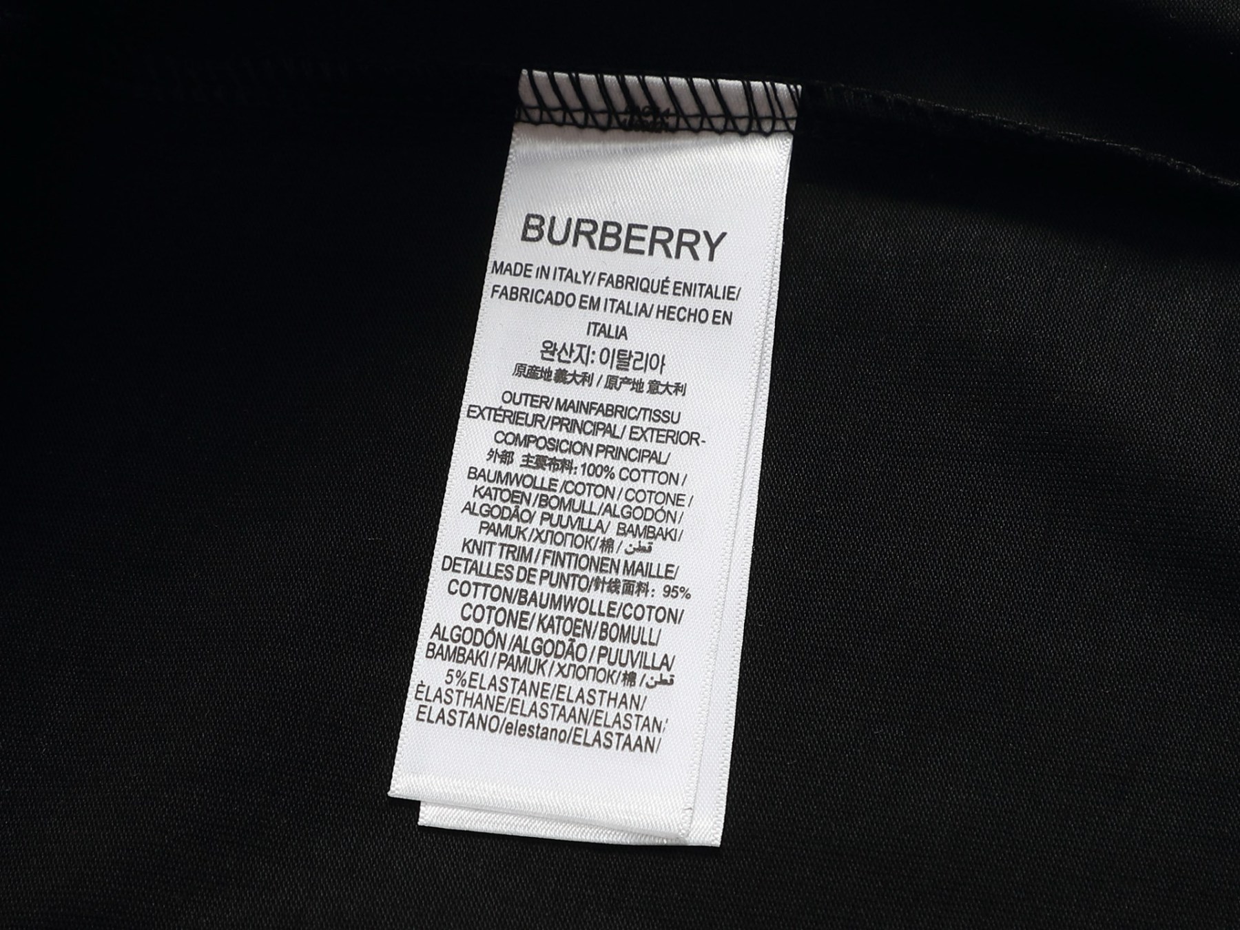 【BURBERRY】刺繍半袖 T シャツ