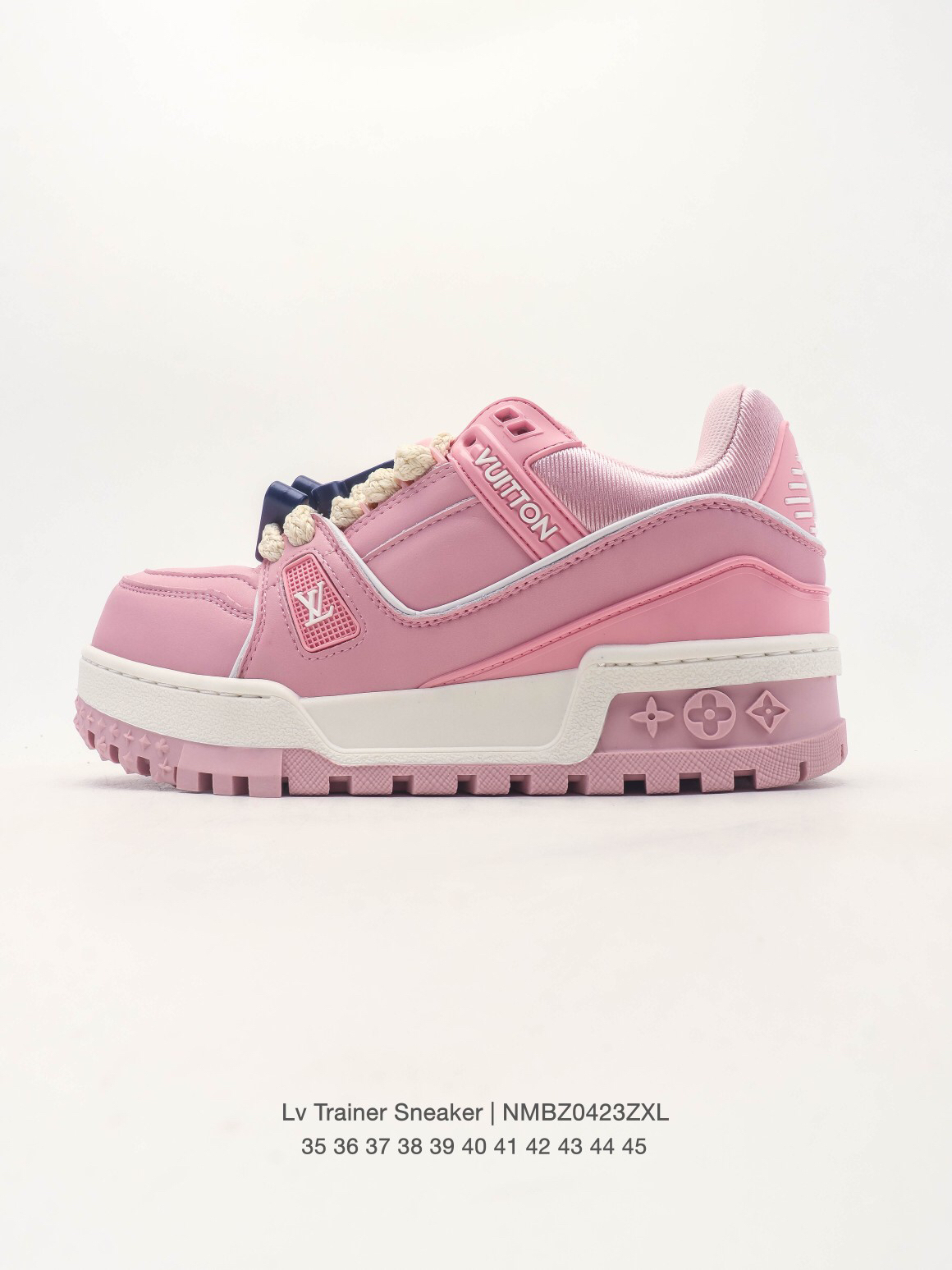 Louis vuitton Trainer Sneaker Low 厚底スニーカー 男女兼用 