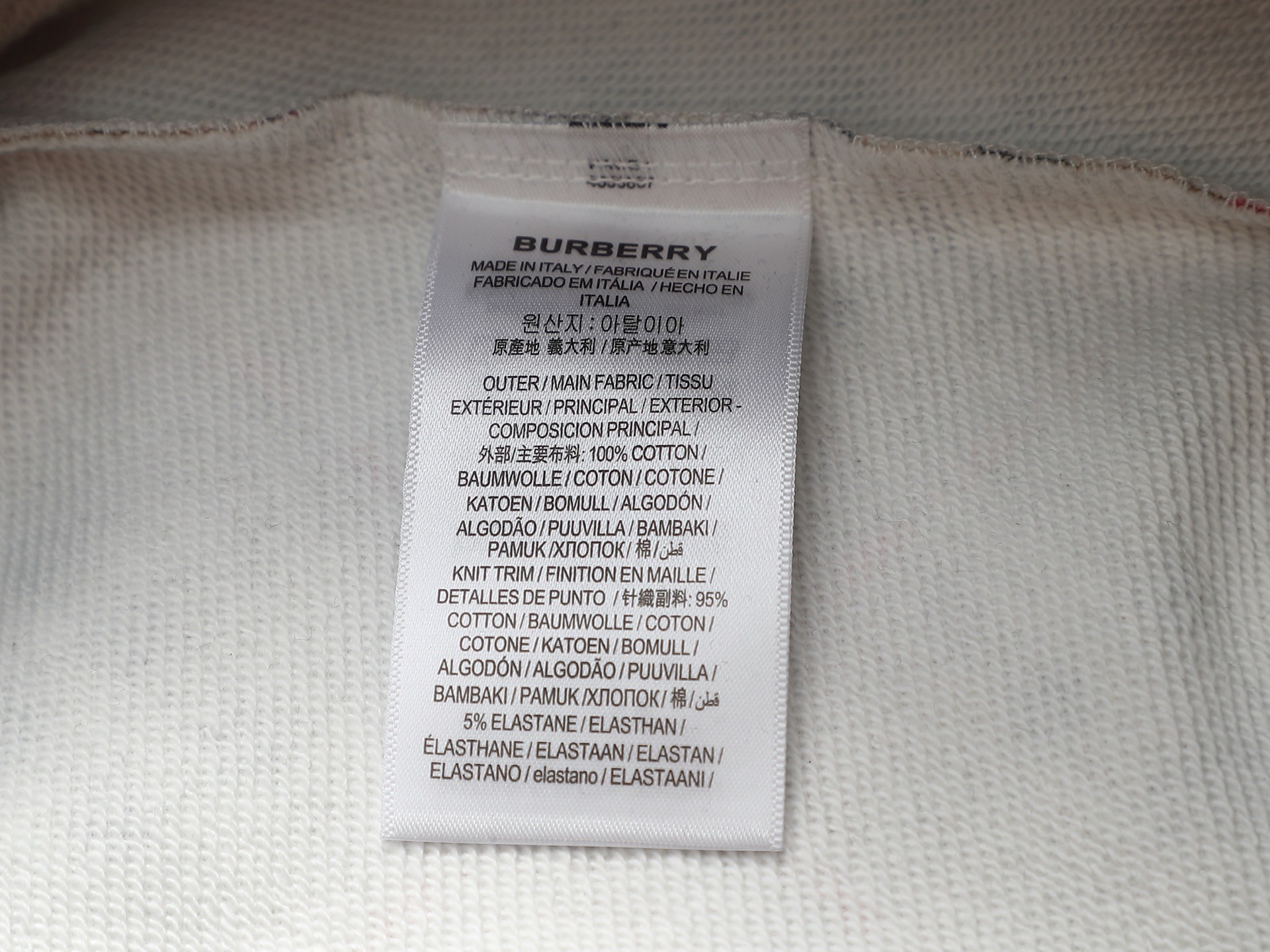 【BURBERRY】長袖 T シャツ
