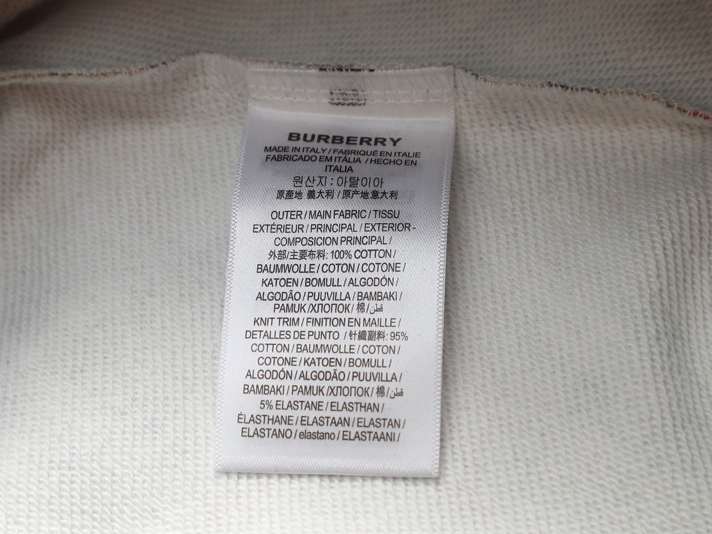 【BURBERRY】長袖 T シャツ