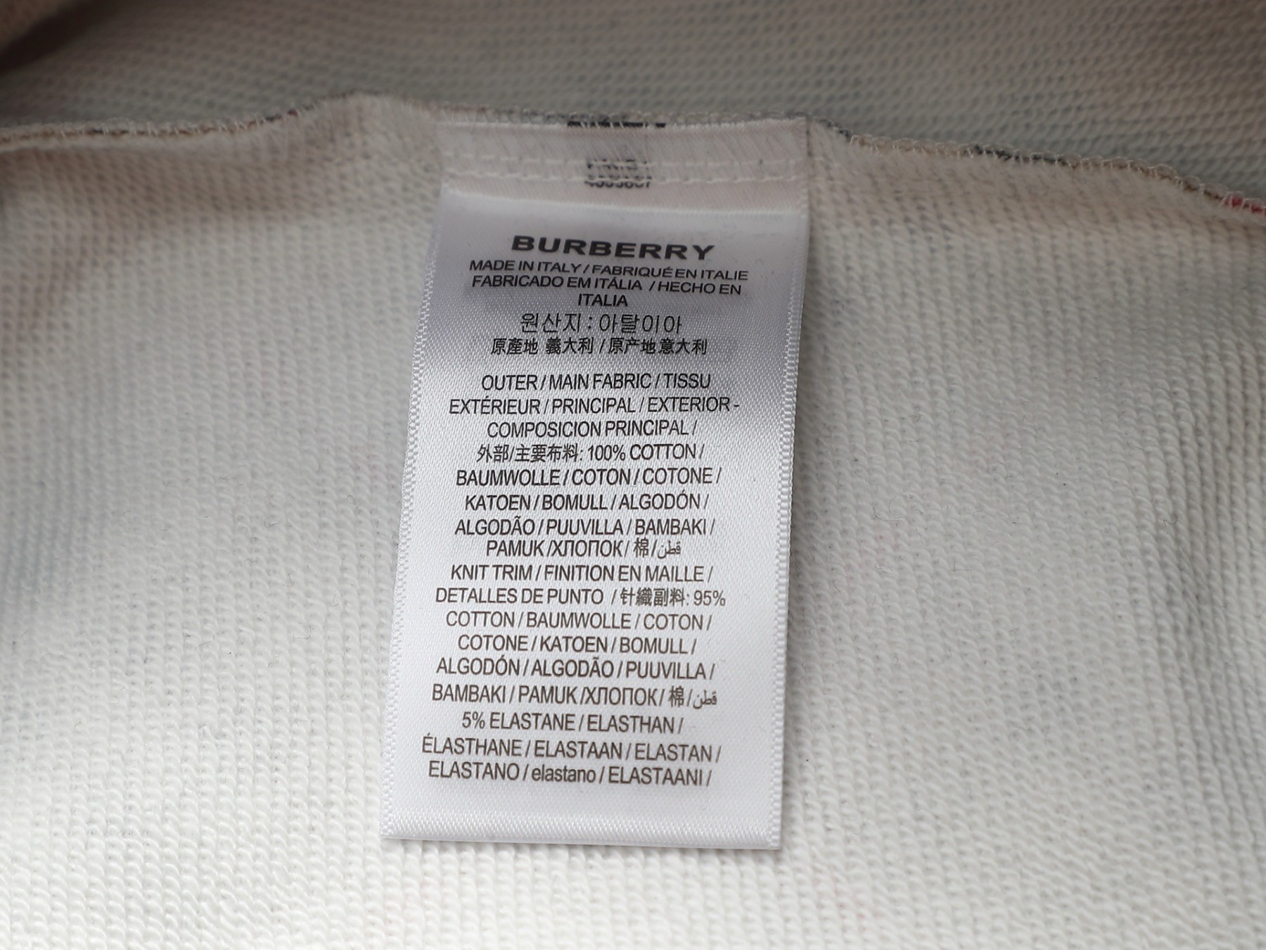 【BURBERRY】長袖 T シャツ