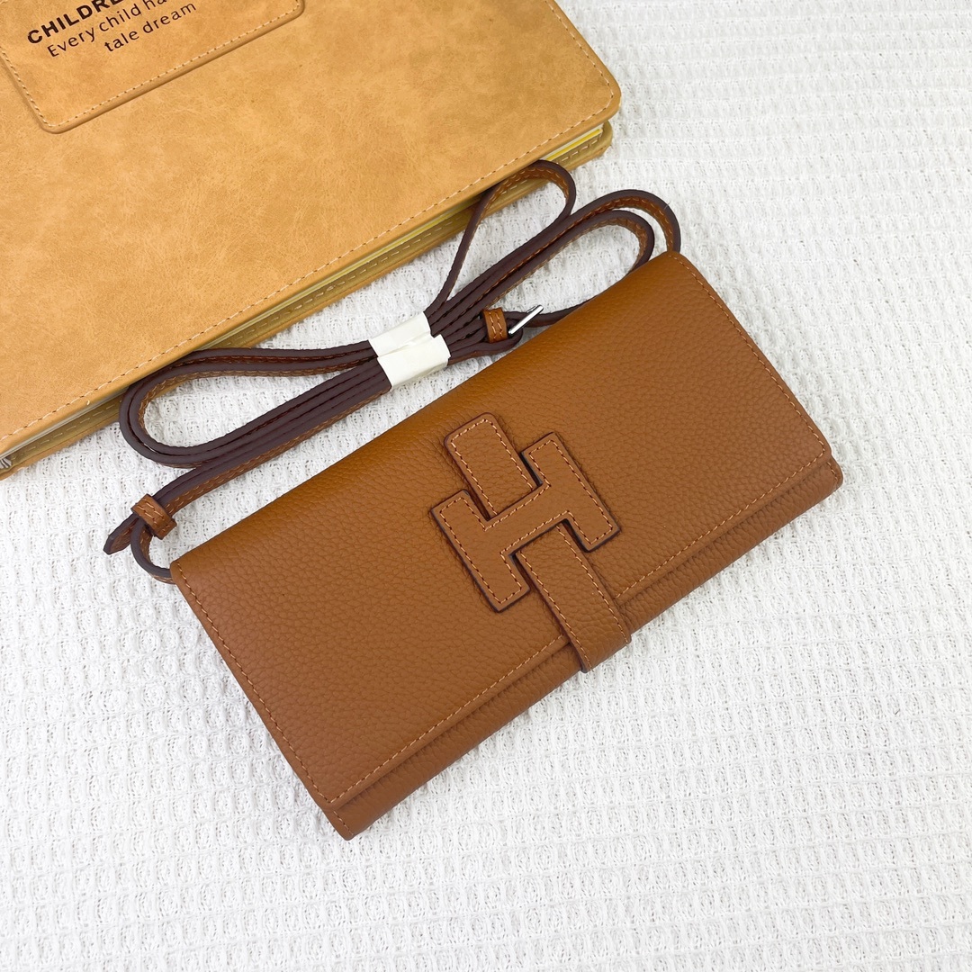 Hermes・レザー コンチネンタルウォレット 財布 折財布