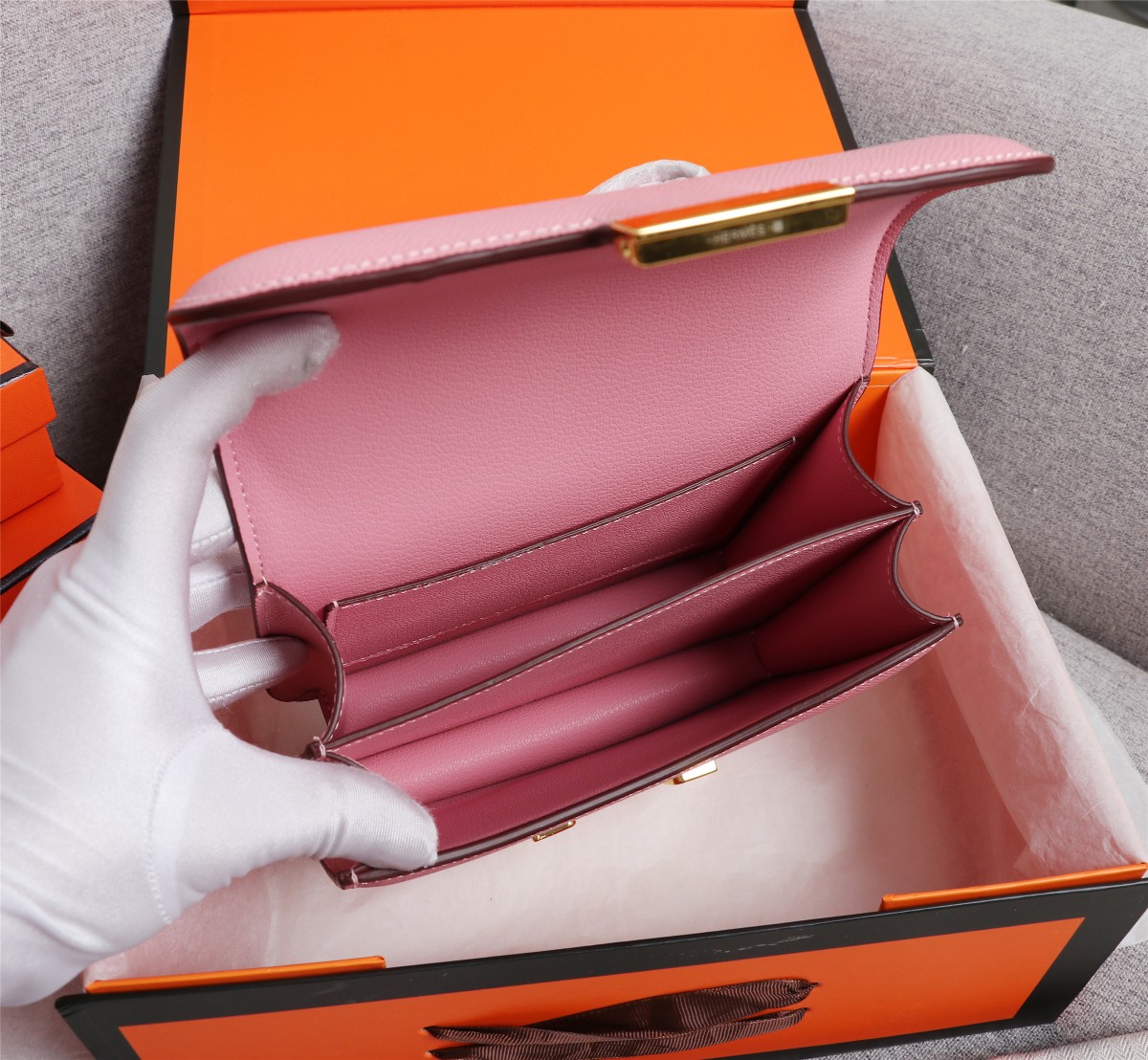 HERMES コンスタンス Ⅲ 19 グラファイト シルバー金具