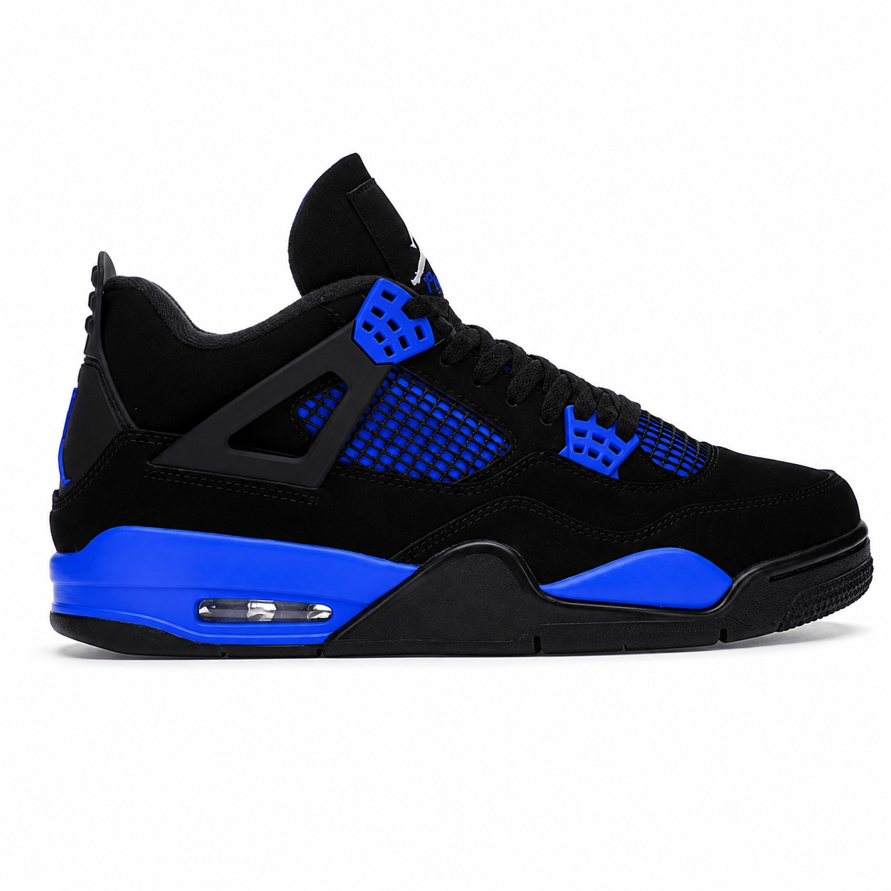 Air Jordan 4 Retro Blue Thunder スニーカー ブラック / ブルー
