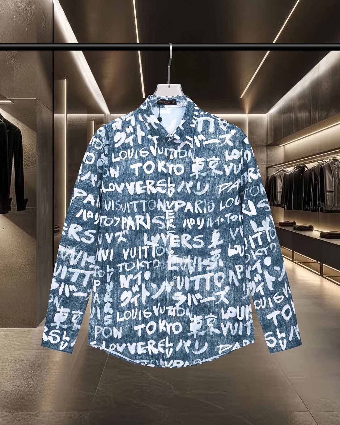 【LOUIS VUITTON】長袖シャツ