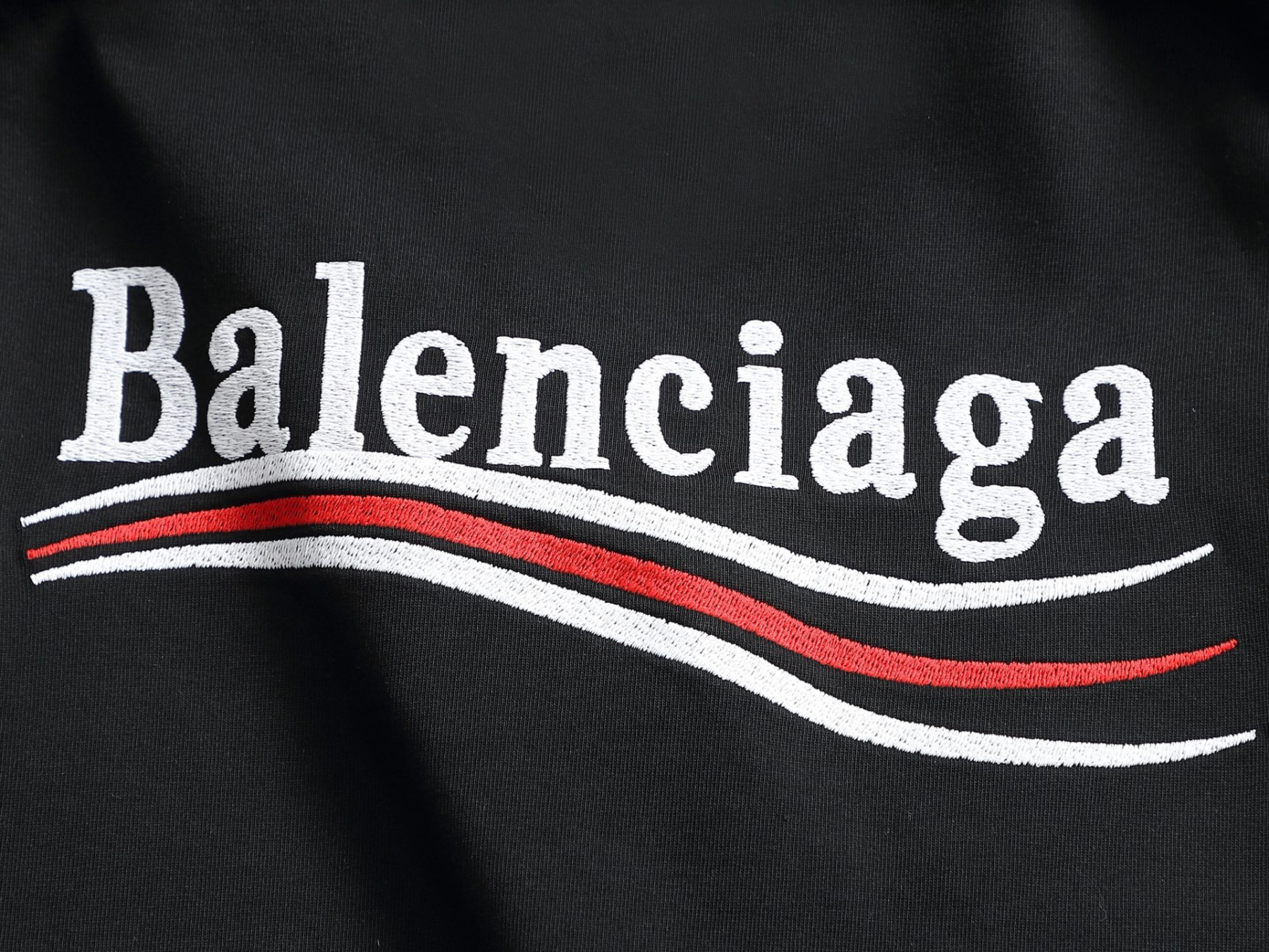 【BALENCIAGA】刺繍長袖 T シャツ