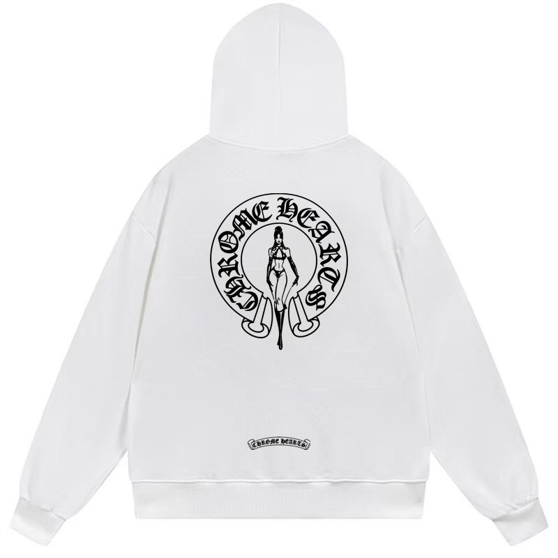 【CHROME HEARTS】クロムハーツ プリントパーカー