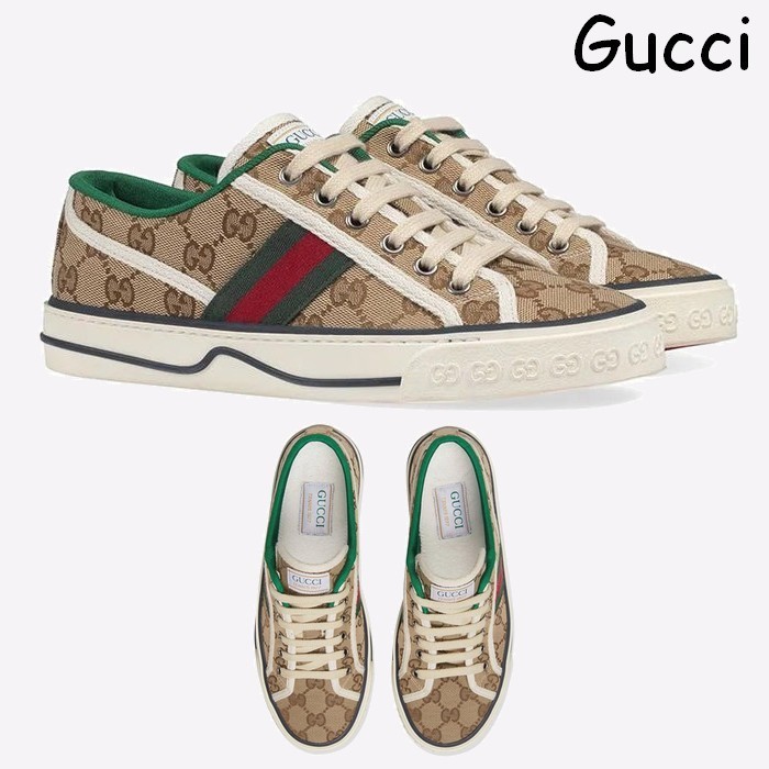 GUCCI グッチ テニス 1977 スニーカー GGキャンバス ローカット