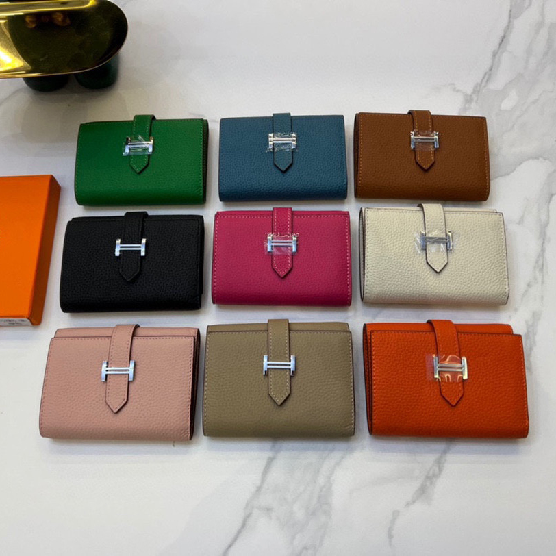 HERMES 超入手困難 ベアンコンビネ 3つ折り財布