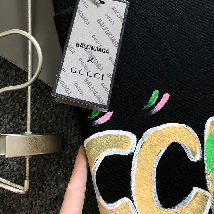 【Gucci ✖️ BALENCIAGA 】（グッチ✖️ バレンシアガ ）半袖 男女兼用