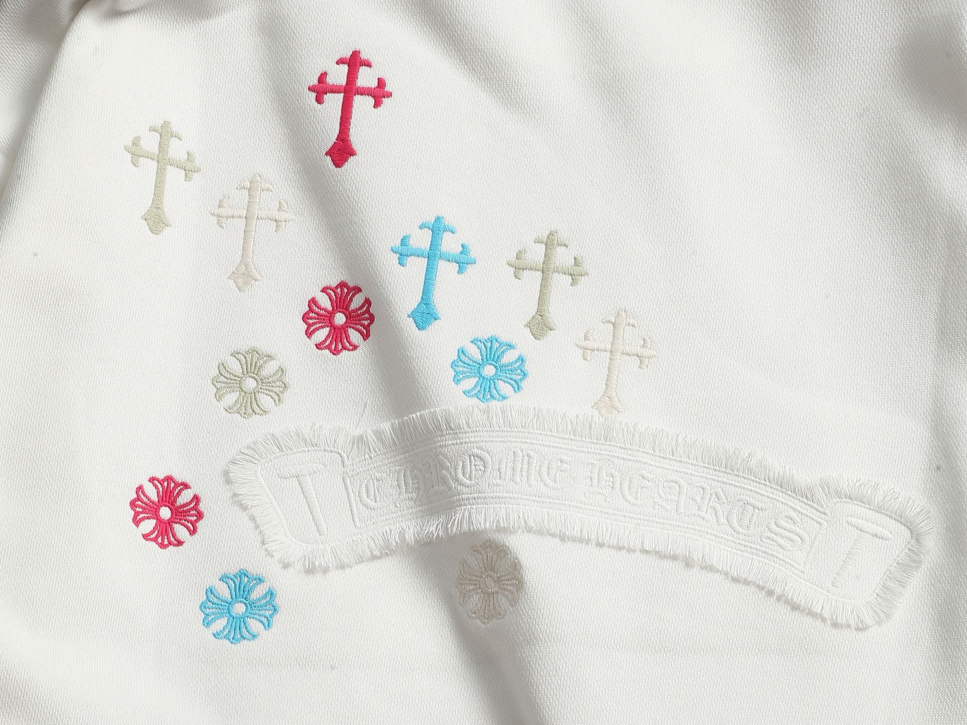【CHROME HEARTS】刺繍長袖 T シャツ