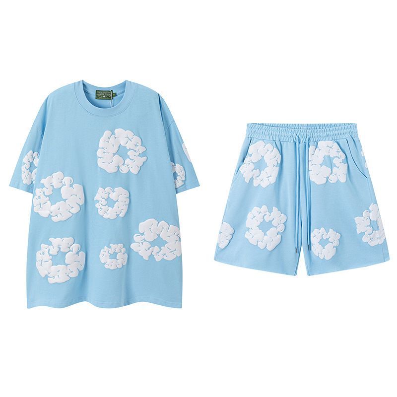 【DENIM TEARS】半袖ショートパンツ セットアップ